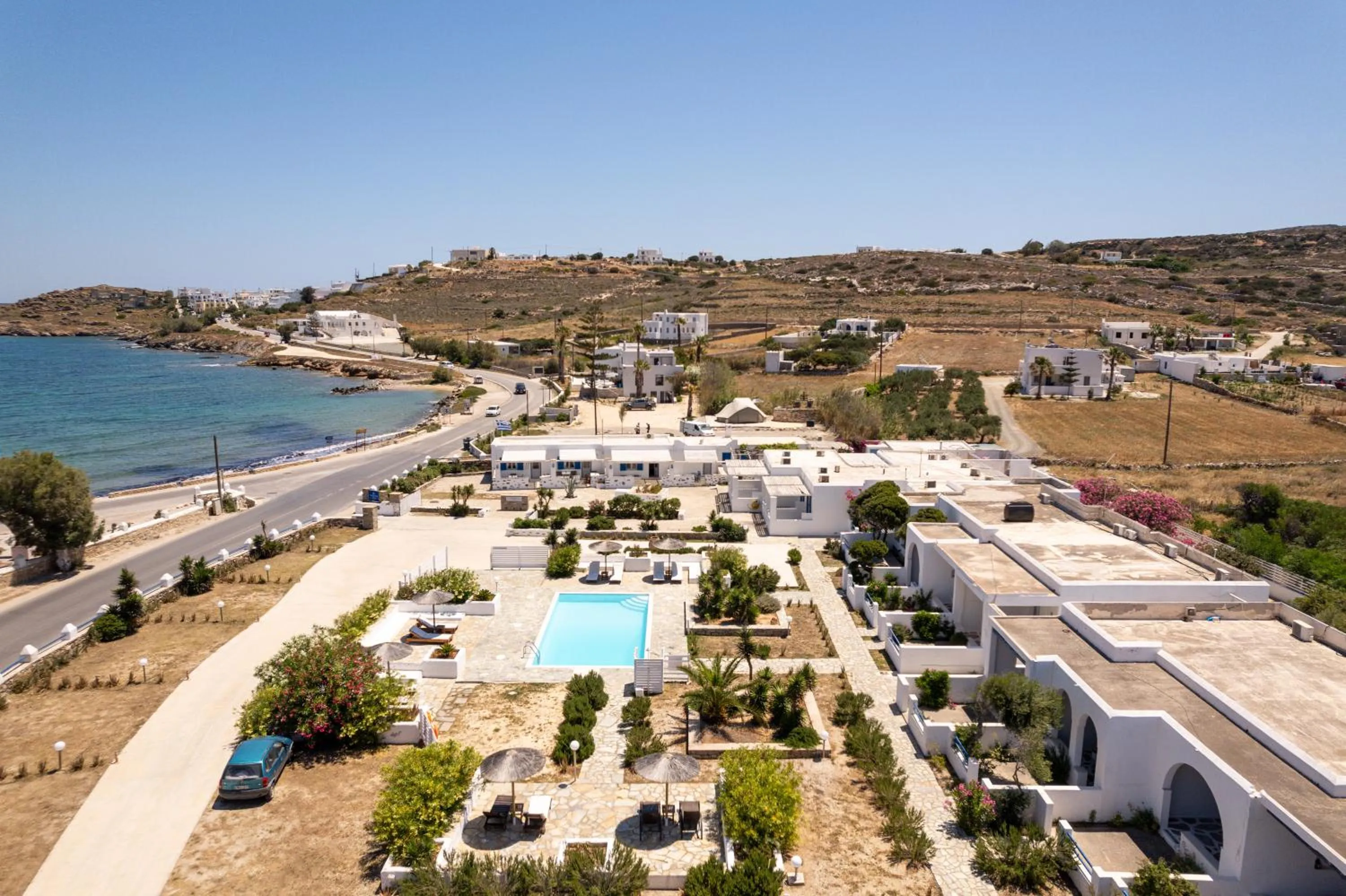 Property building in Naoussa Hotel Paros by Booking Kottas