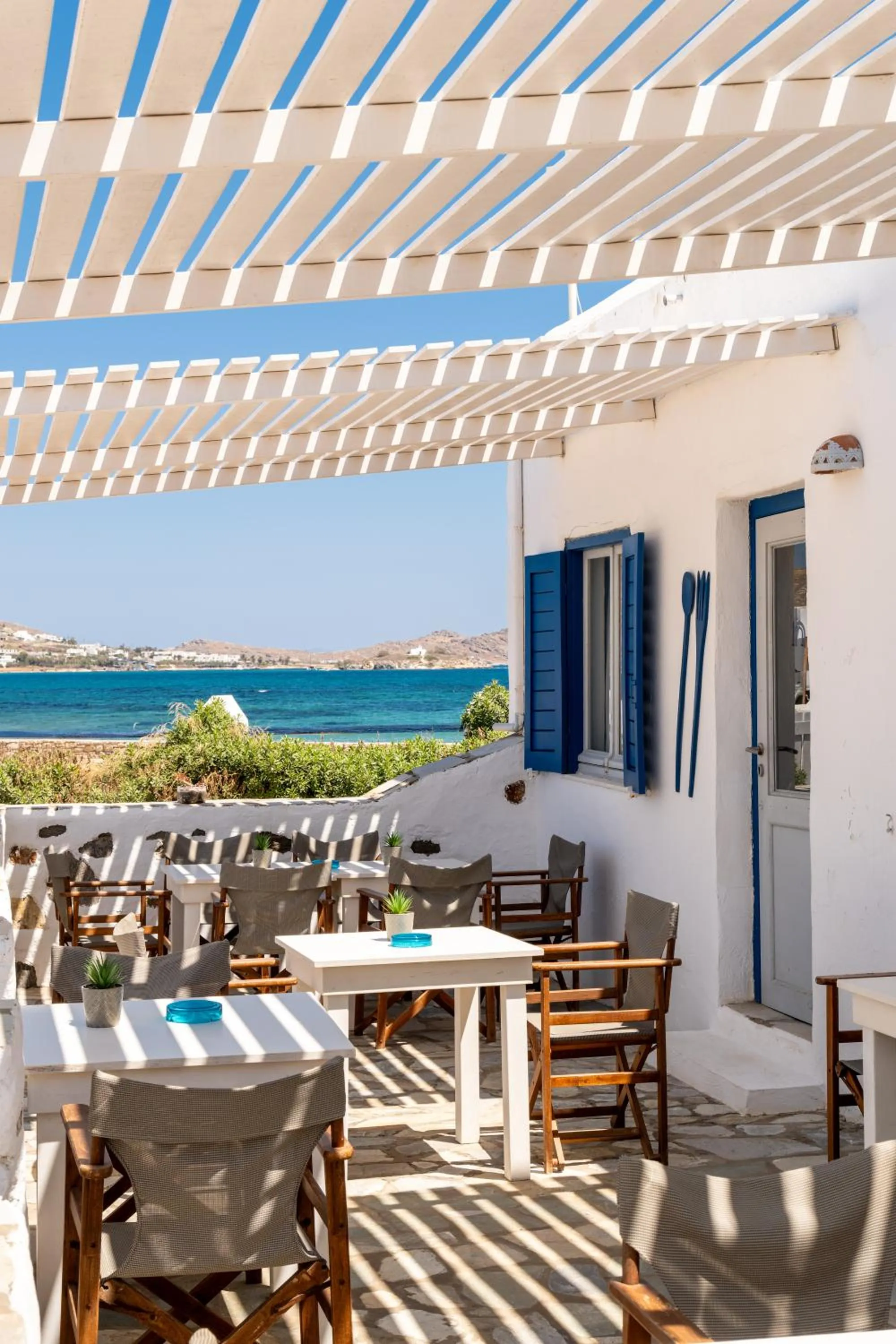 Lounge or bar in Naoussa Hotel Paros by Booking Kottas