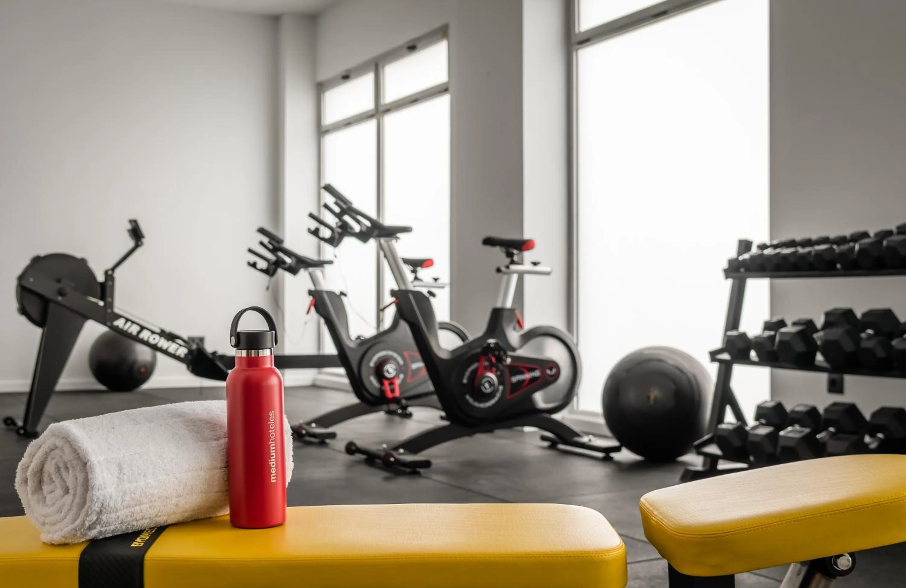 Fitness centre/facilities in Hotel Medium Valencia