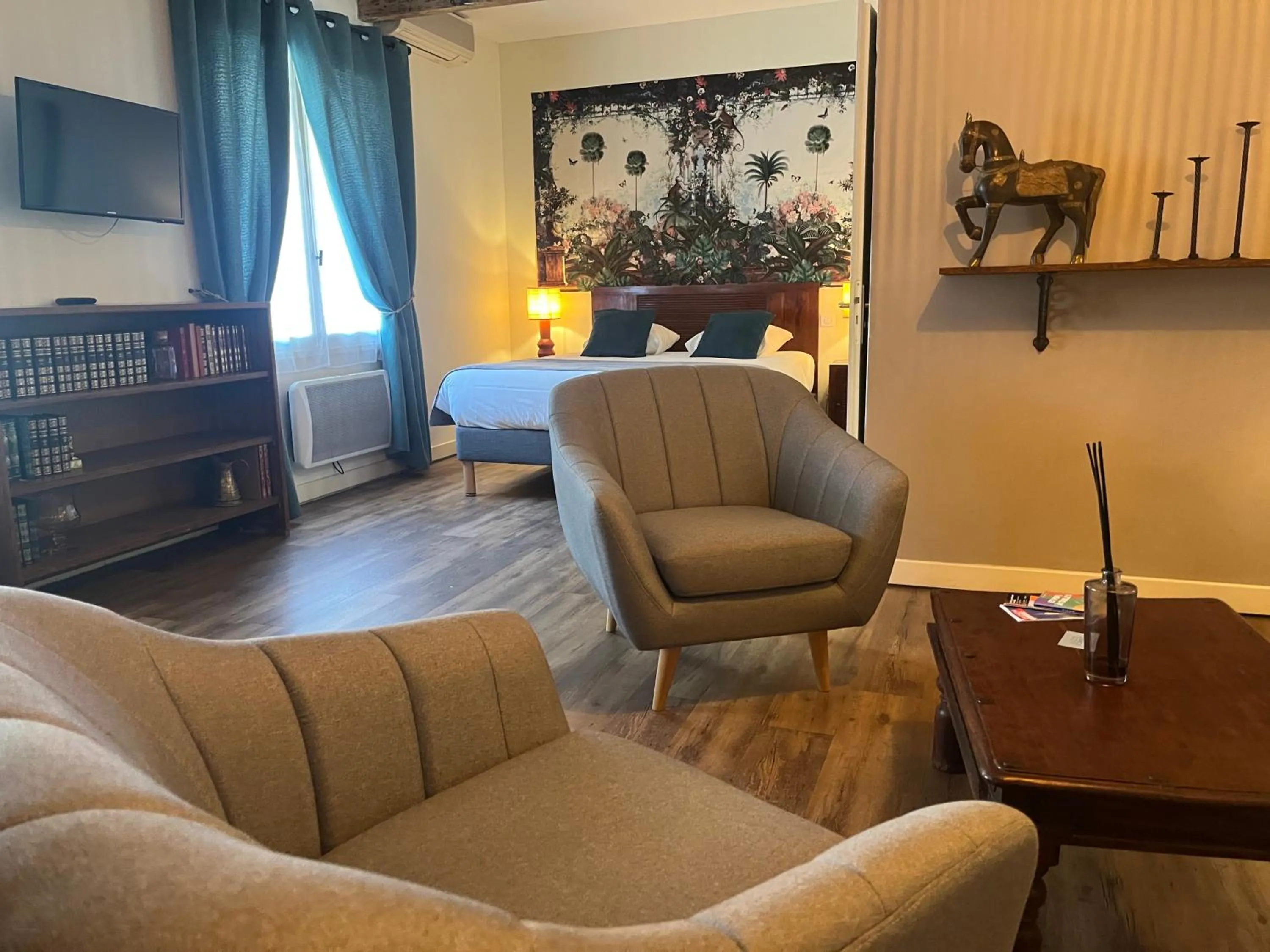 Seating area in Le Clos d'Orange - Hotel & ville de Provence