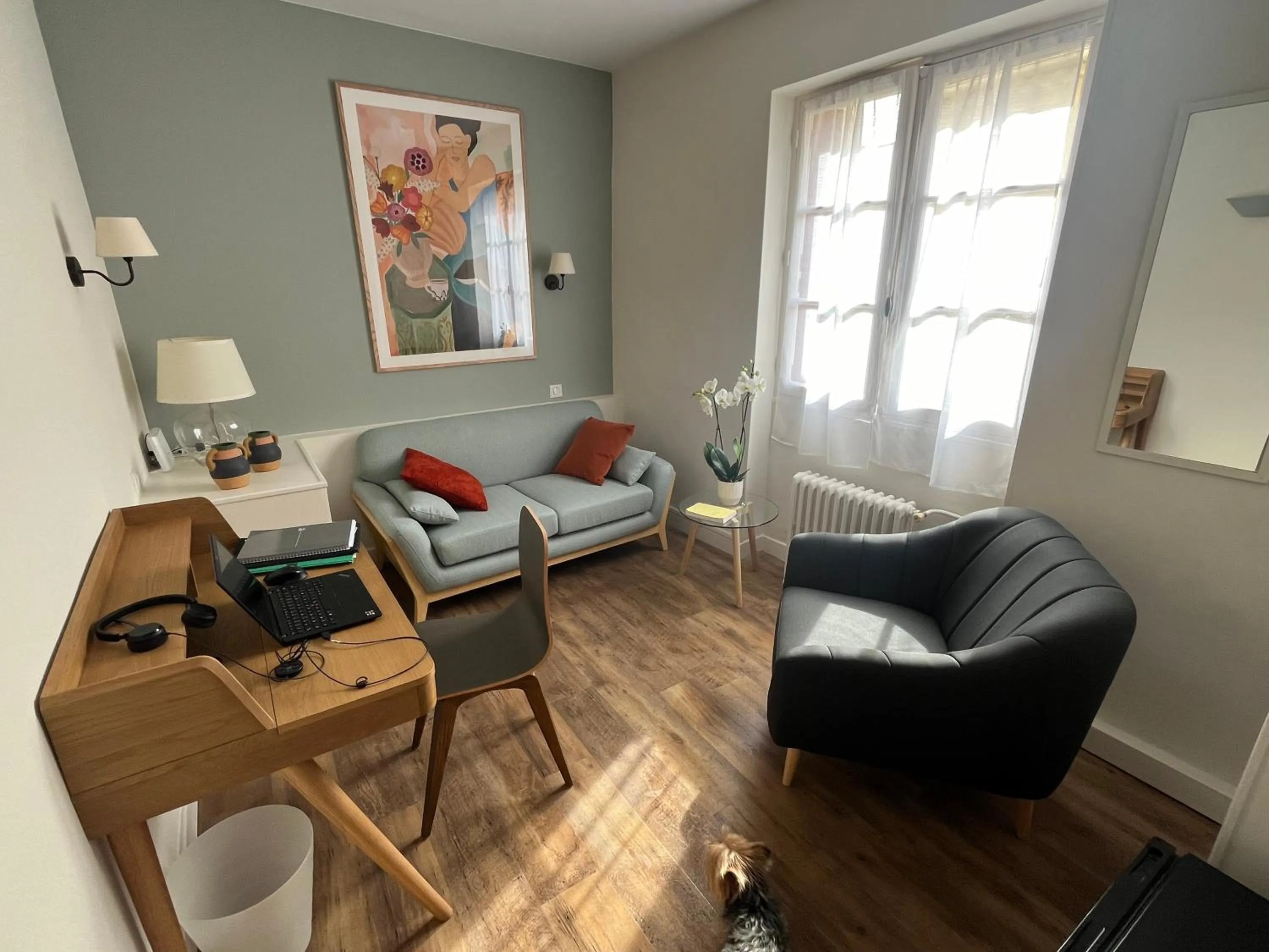 Seating area in Le Clos d'Orange - Hotel & ville de Provence