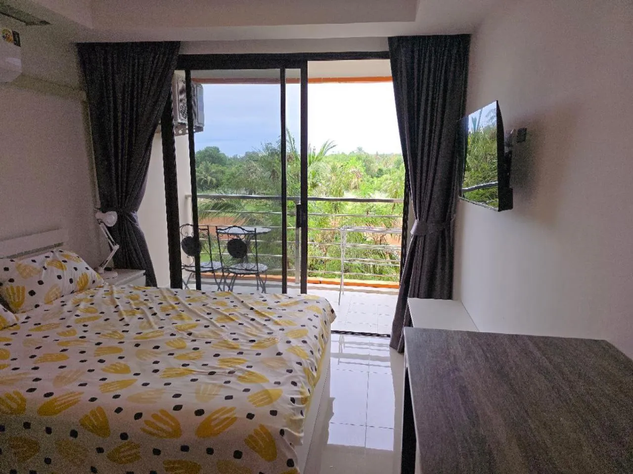 Bed in 777 Beach Condo Phuket