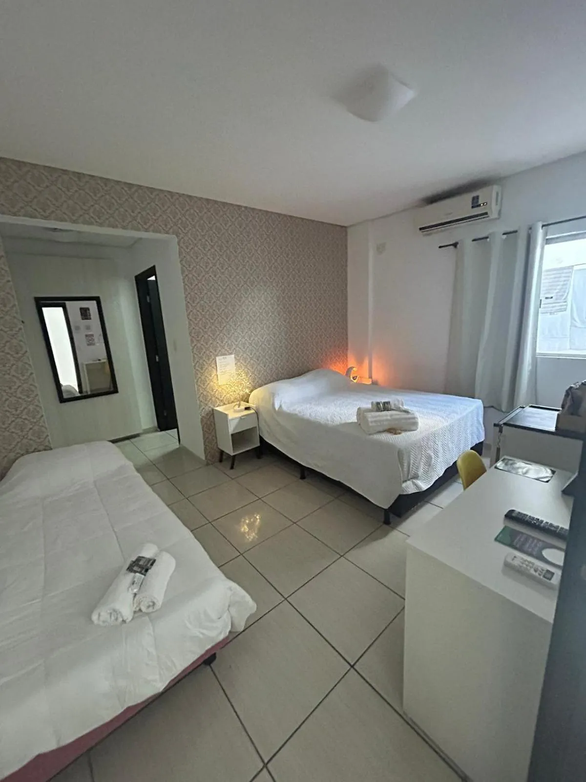 minibar, Bed in 55 Smart Hotel