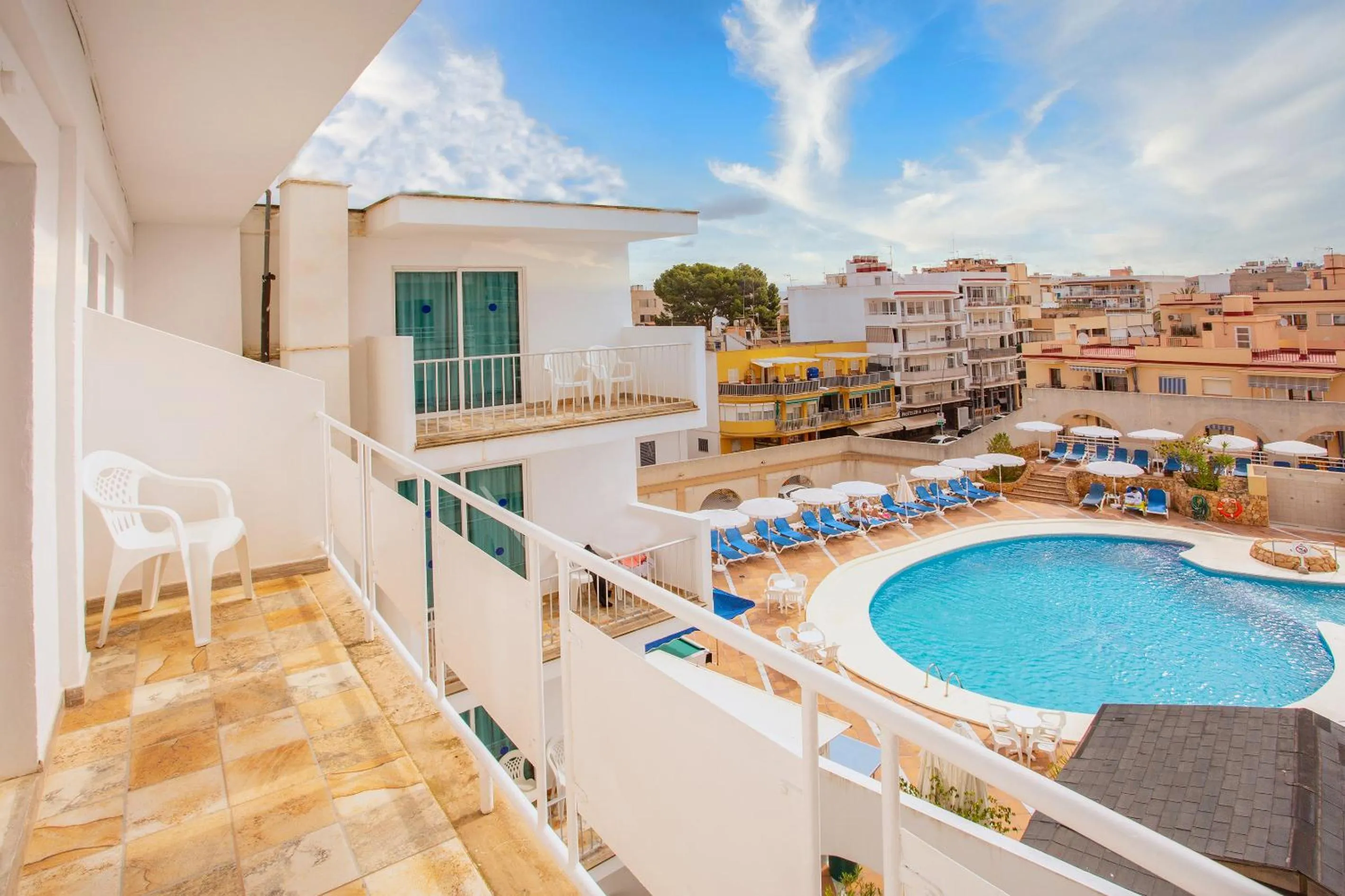 Pool view in Hotel Kilimanjaro
