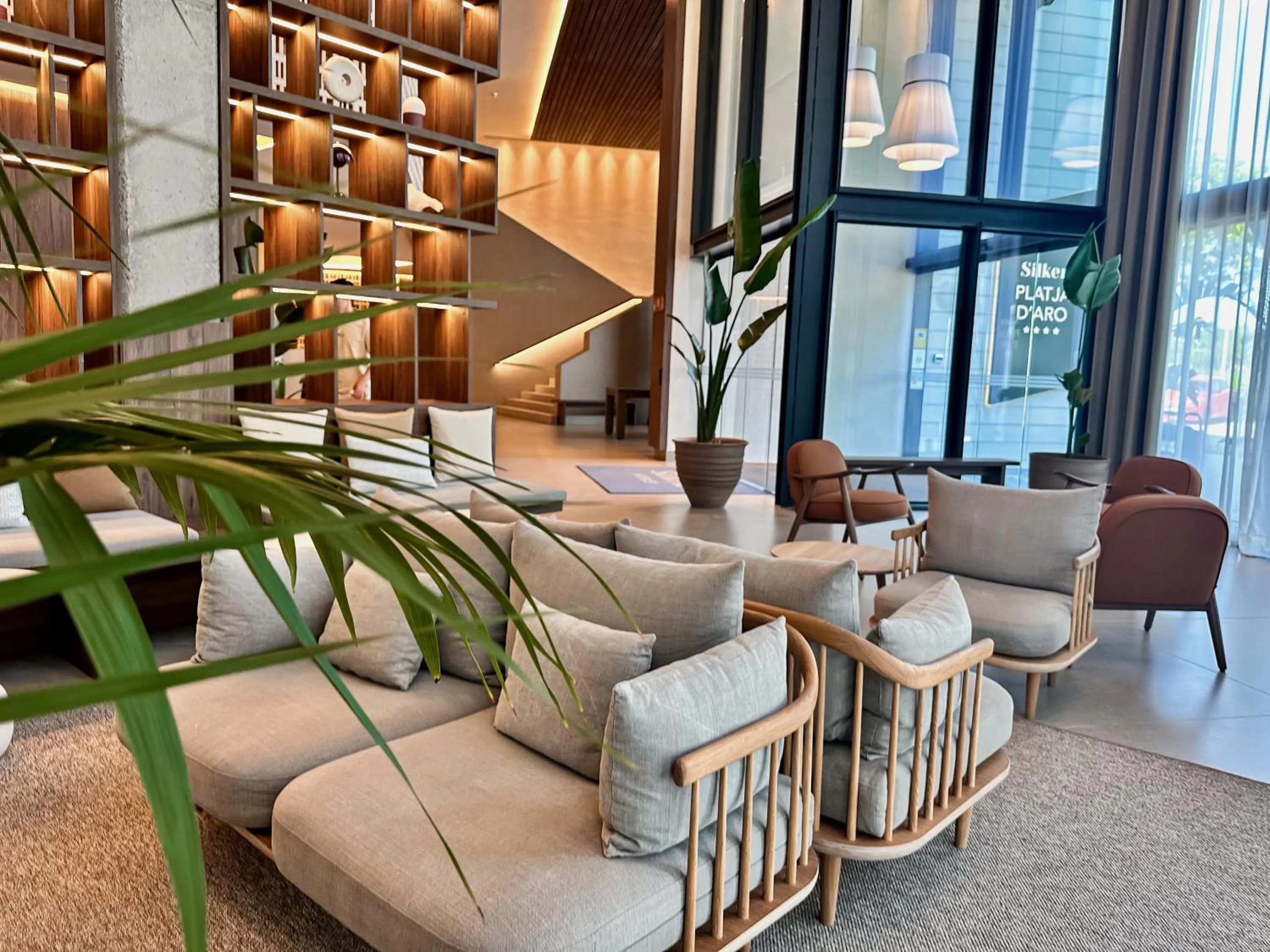Lobby or reception in Silken Platja d'Aro