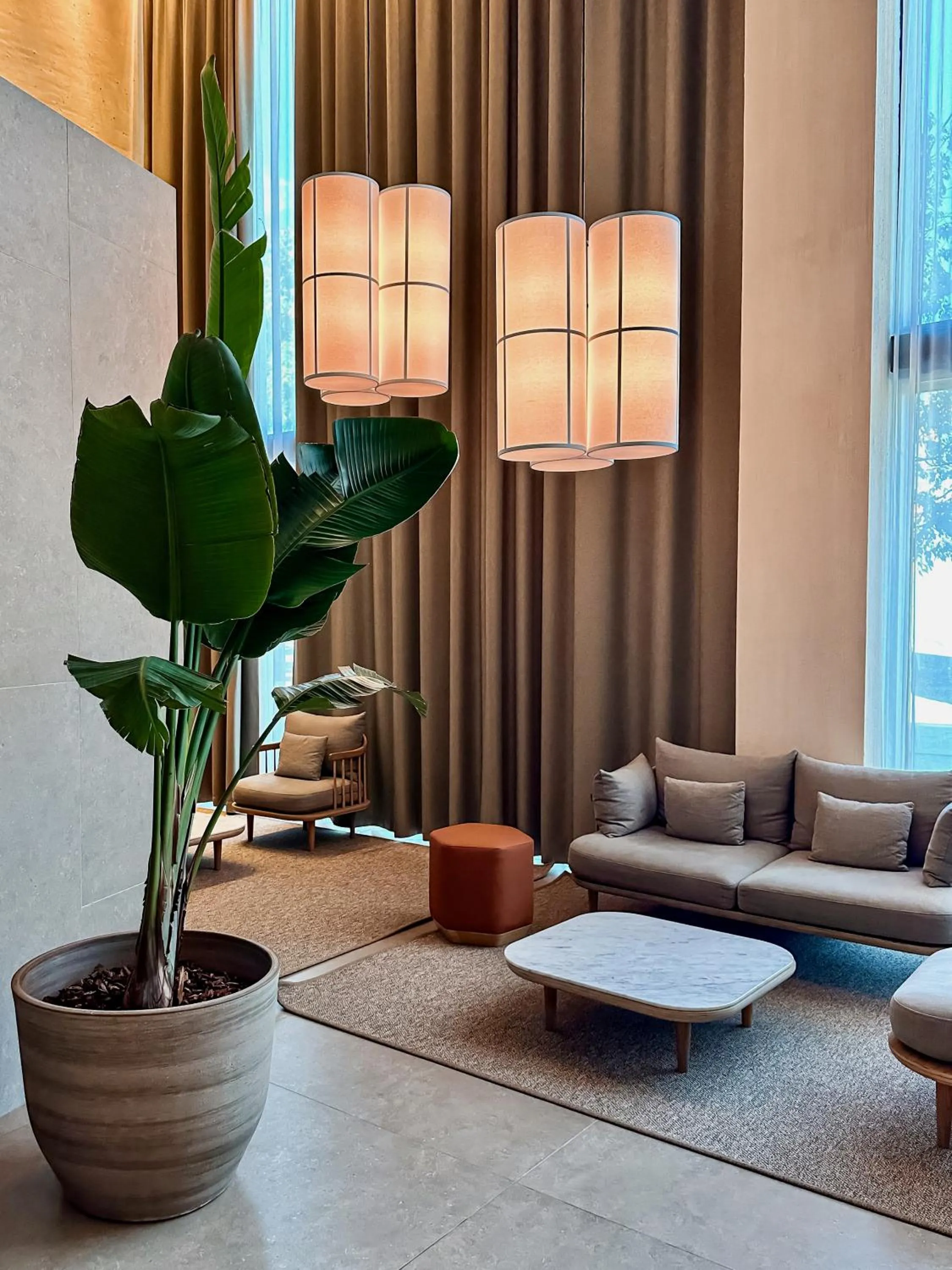 Lobby or reception in Silken Platja d'Aro