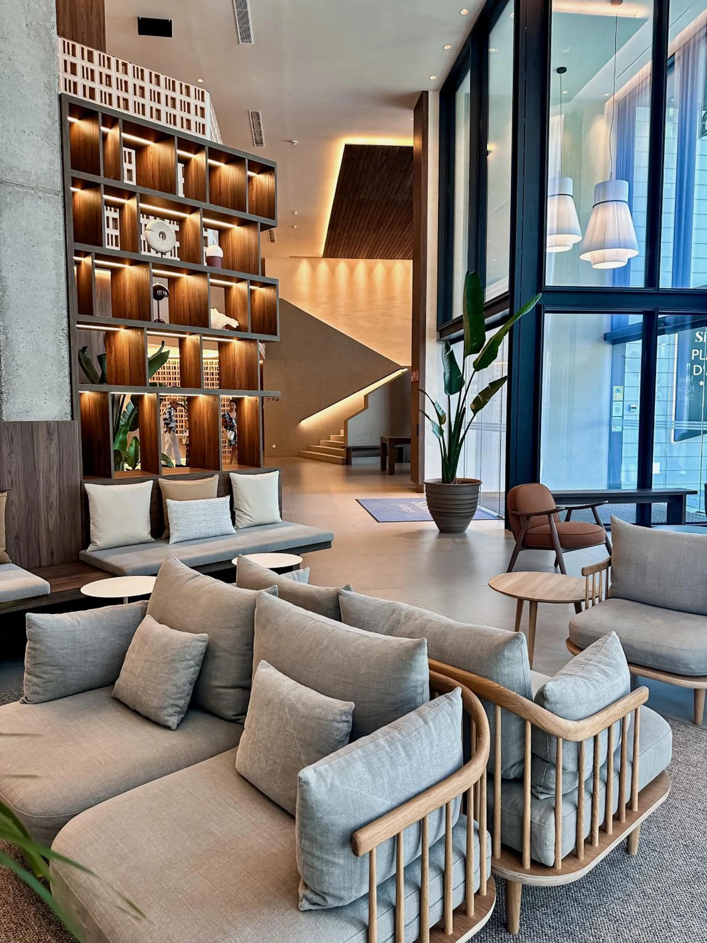 Lobby or reception in Silken Platja d'Aro