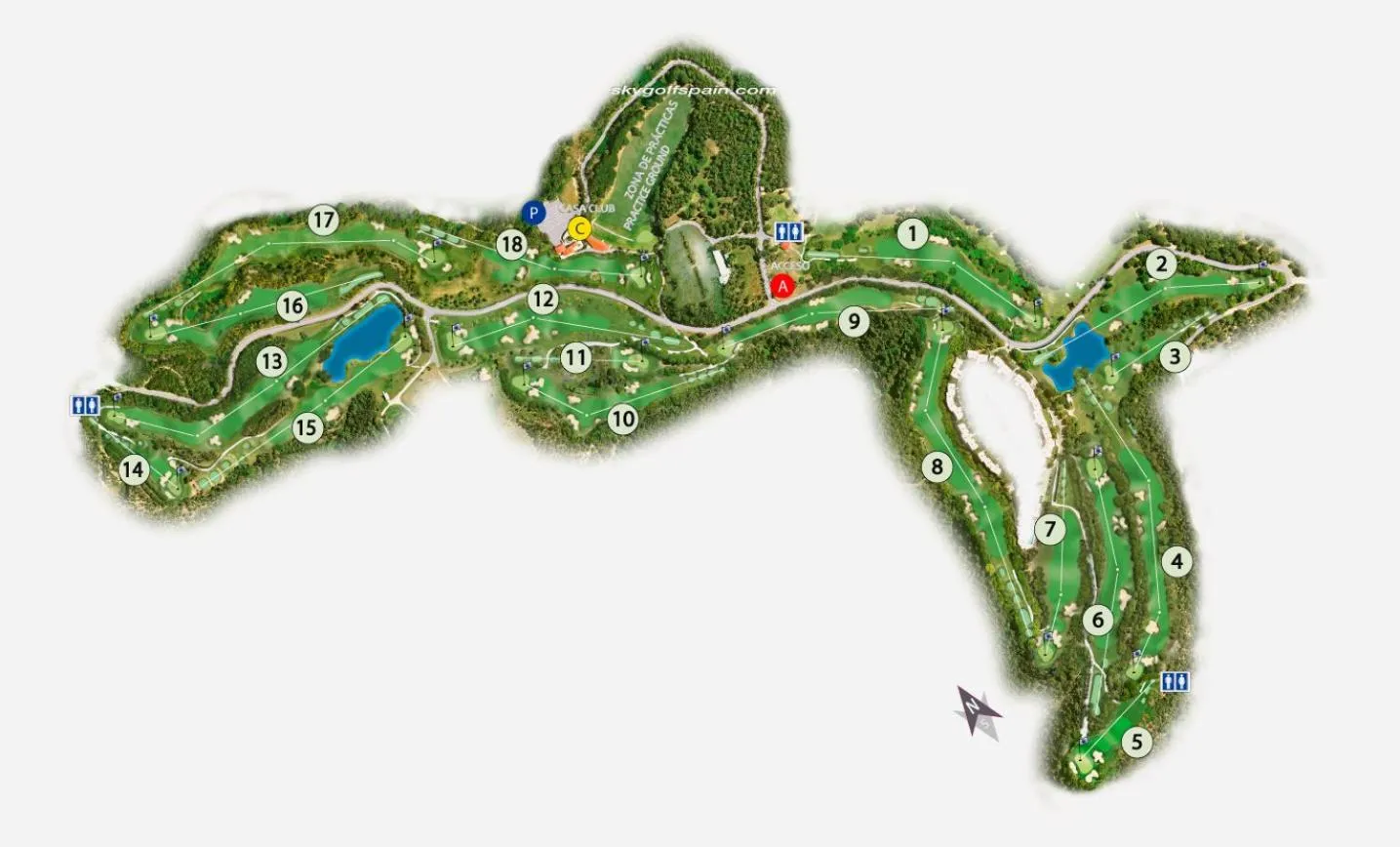 Golfcourse in Silken Platja d'Aro