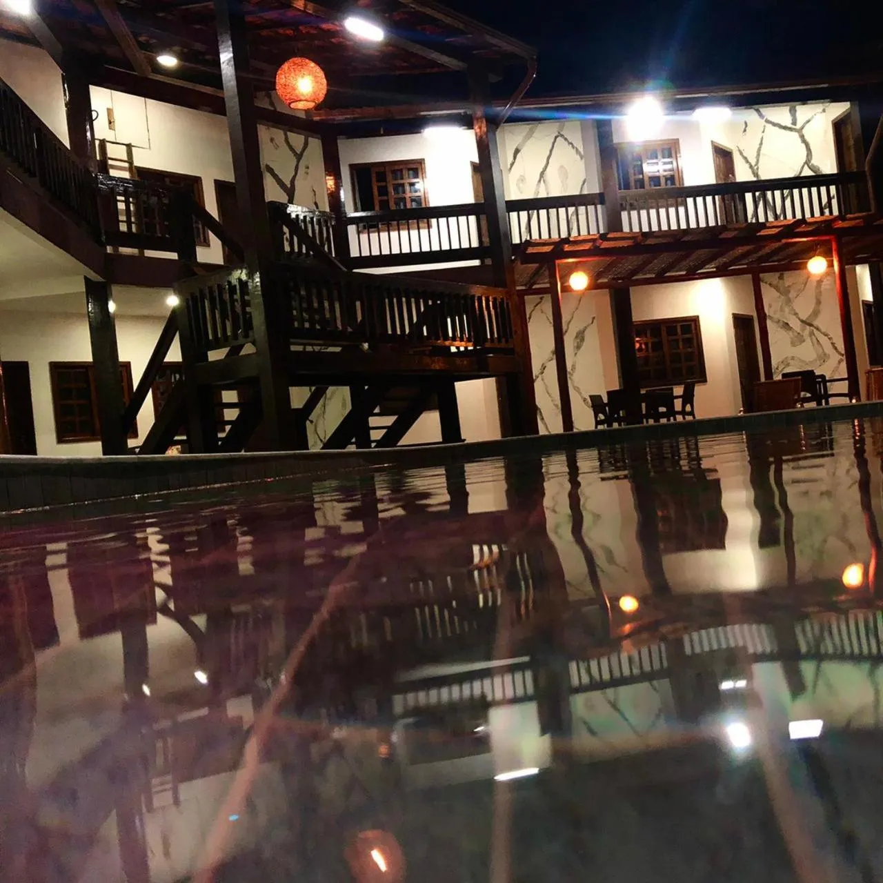 Swimming pool in Hotel Porto Brasília