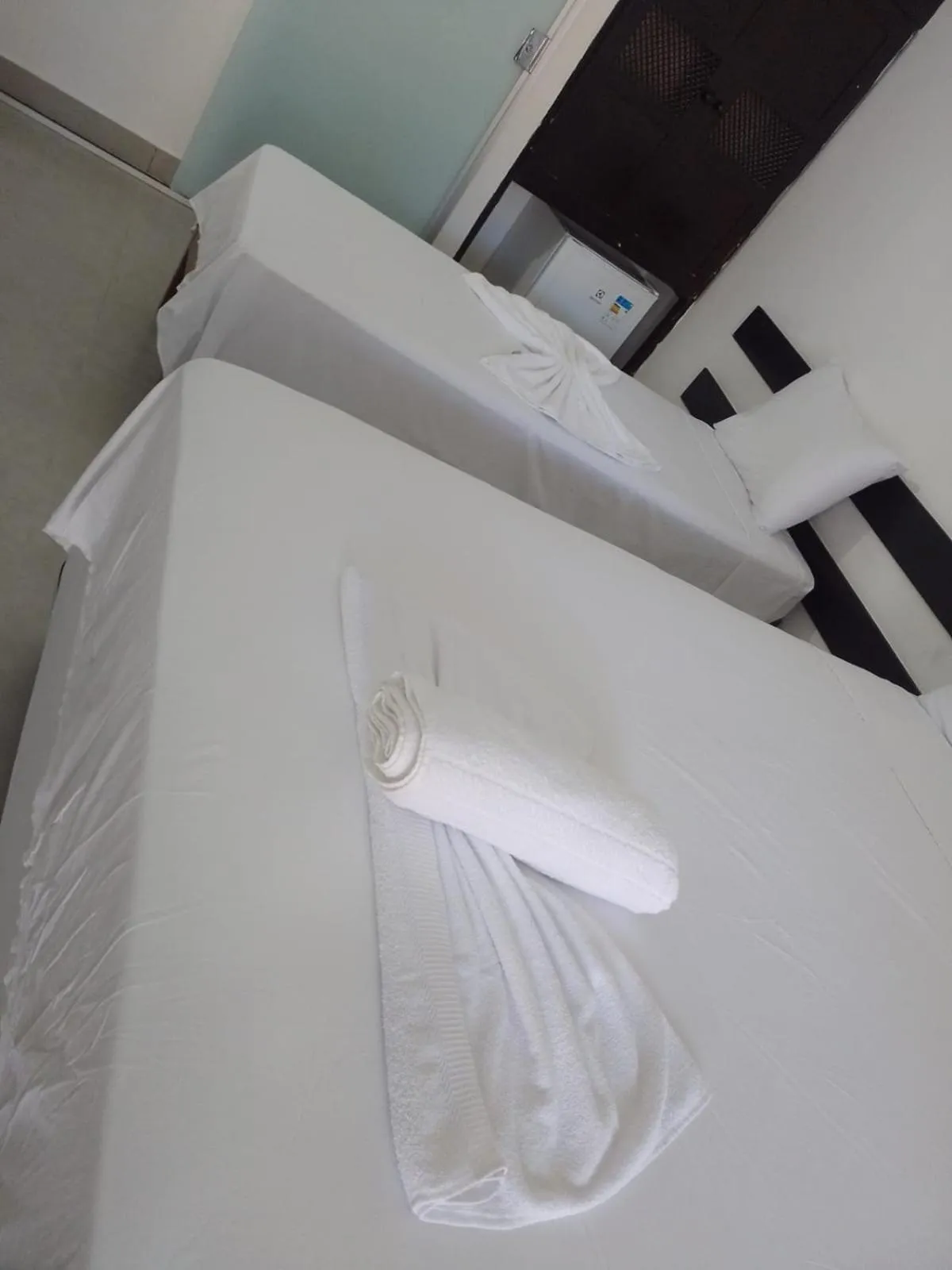 Bed in Hotel Porto Brasília