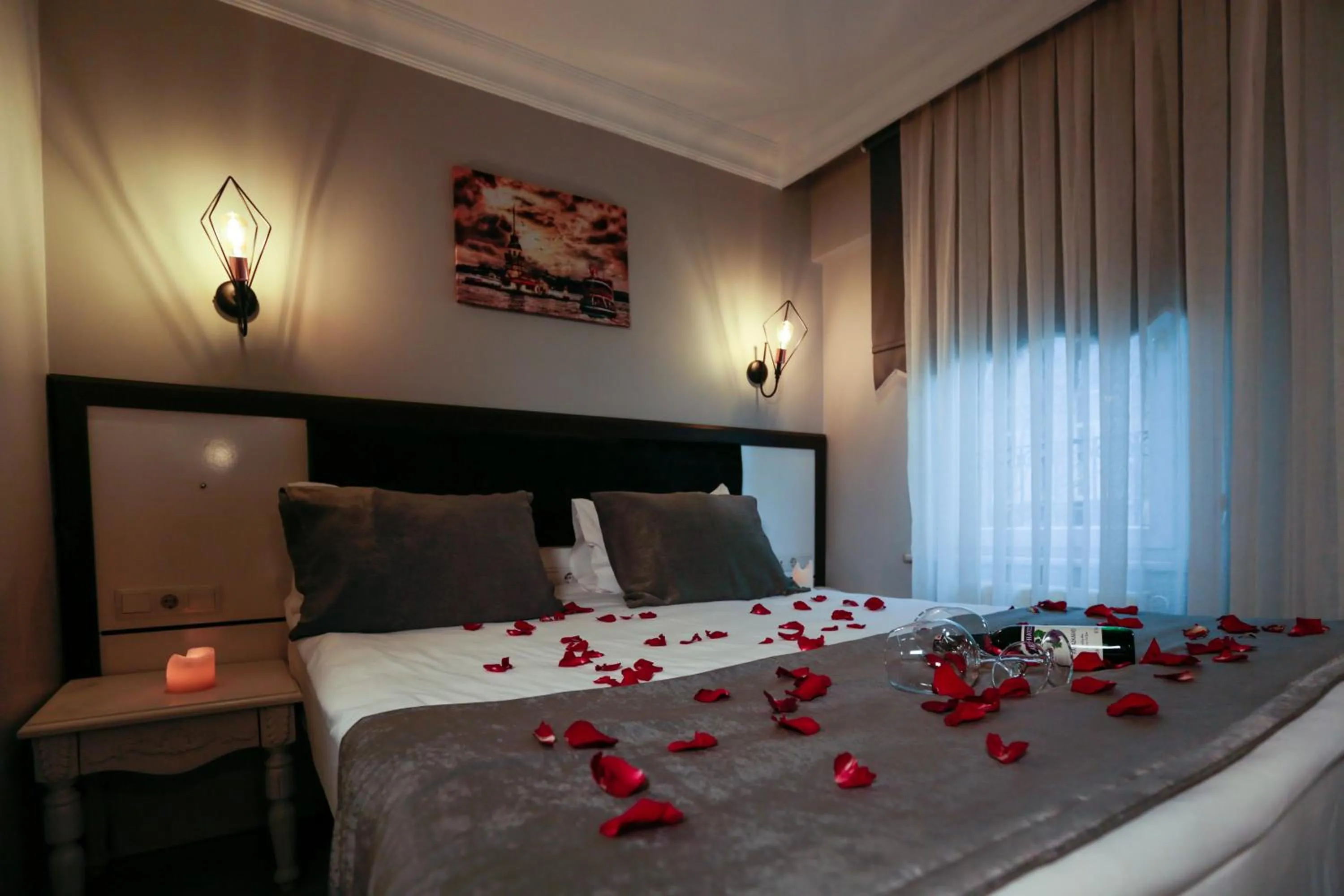 Decorative detail, Bed in Nova City Hotel