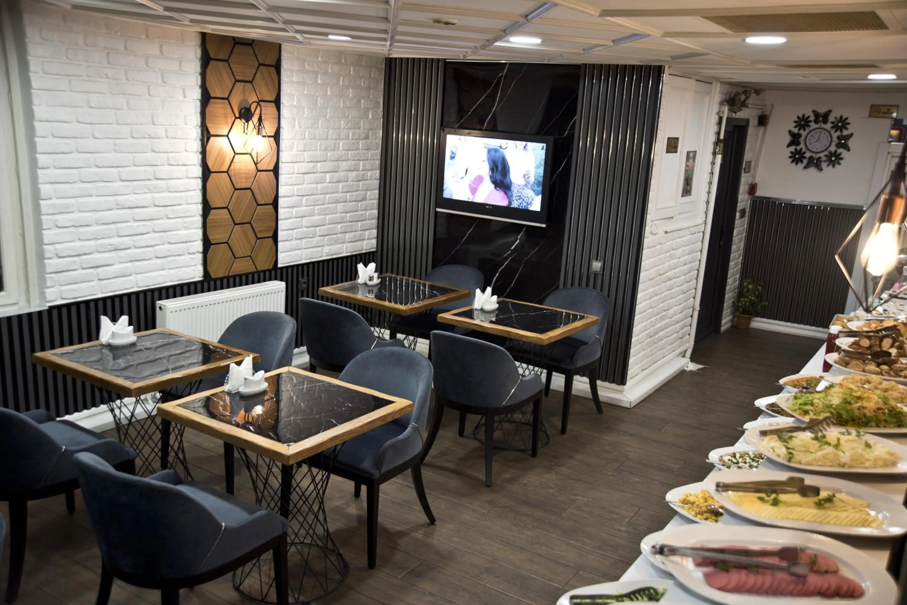 Buffet breakfast in Nova City Hotel