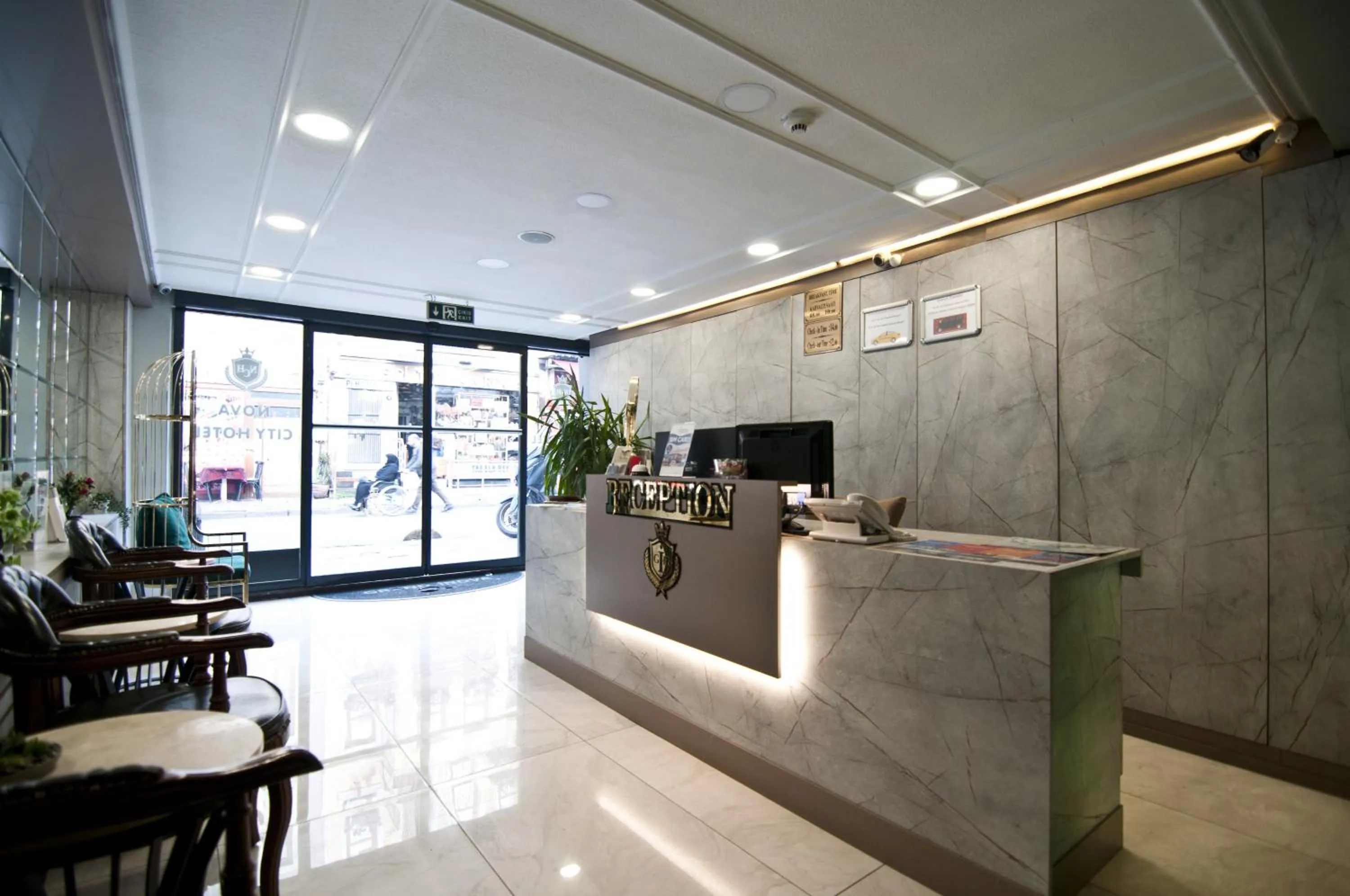 Lobby or reception in Nova City Hotel