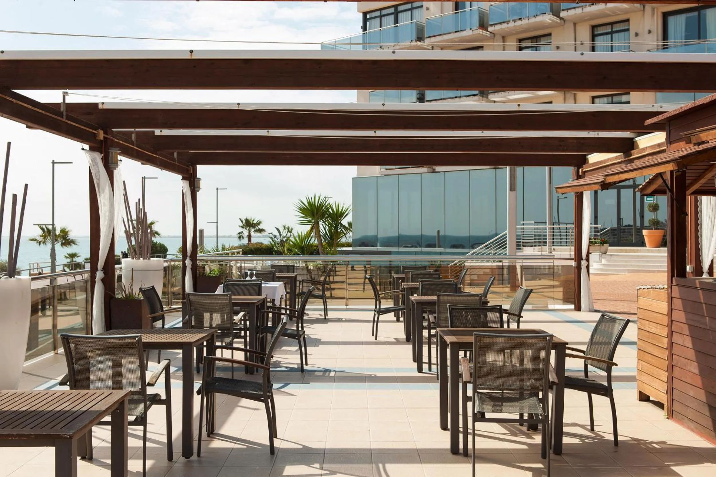 Patio in Hotel Flamingo