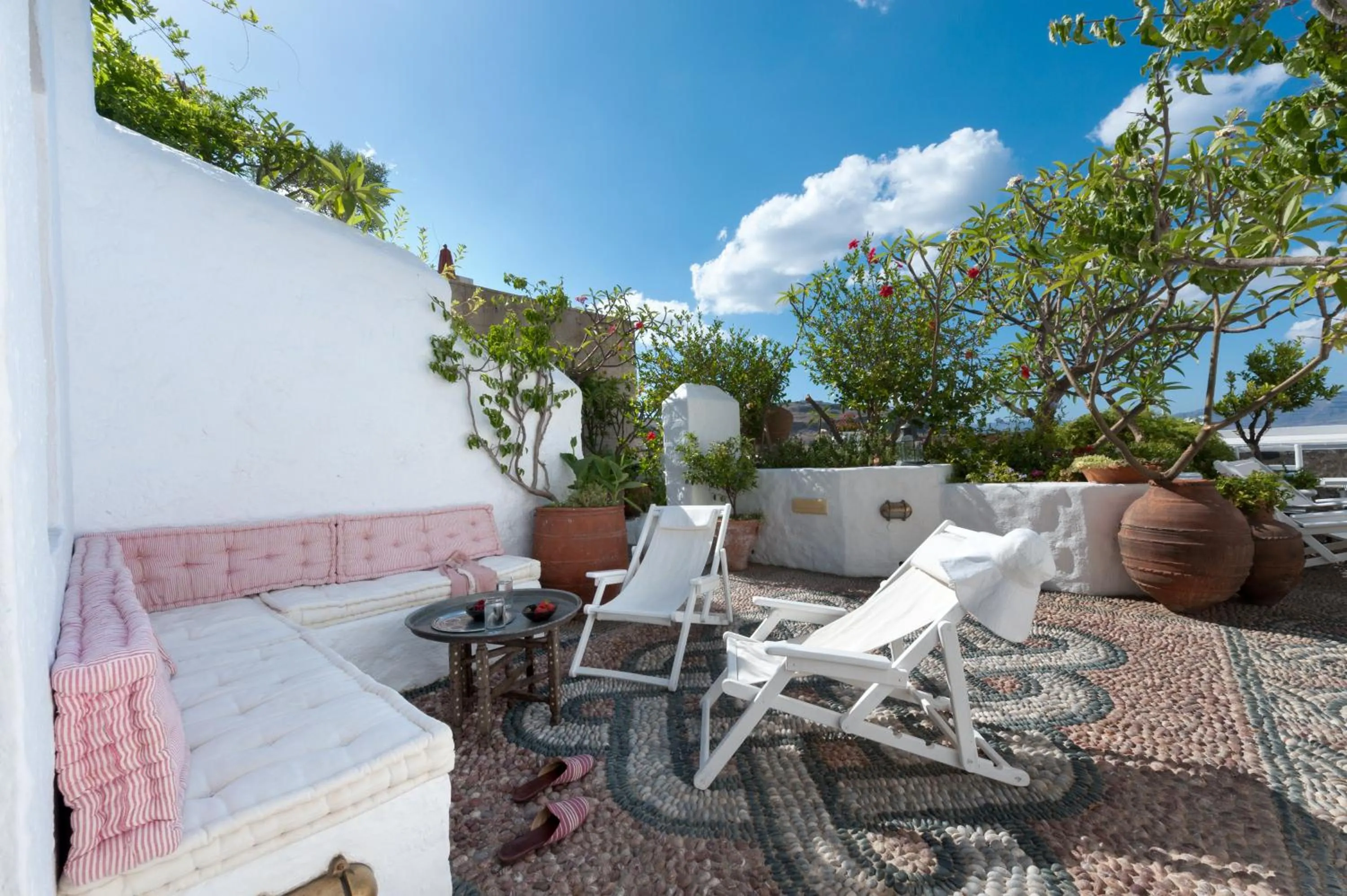 Balcony/Terrace in Melenos Art Boutique Hotel