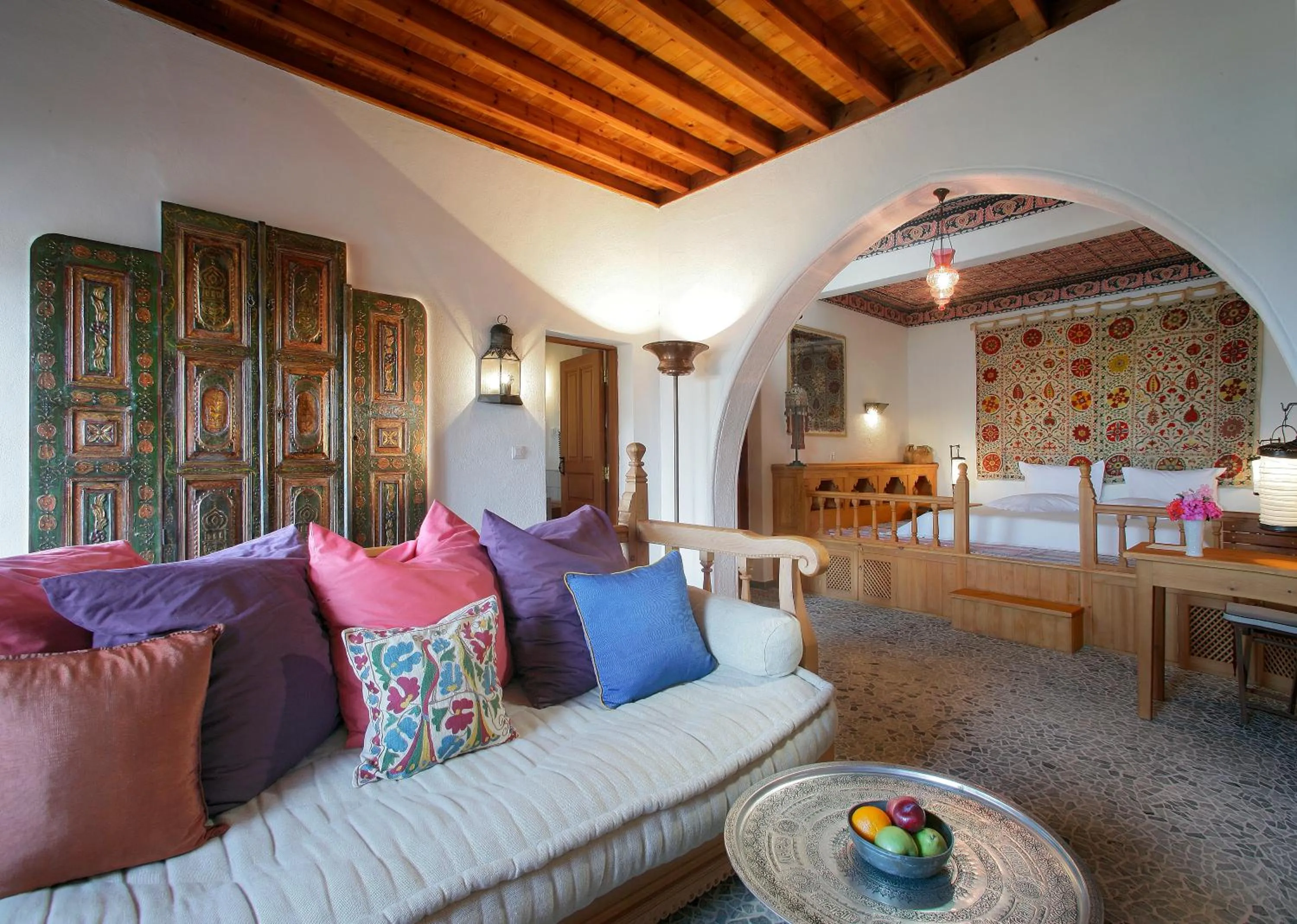 Living room in Melenos Art Boutique Hotel