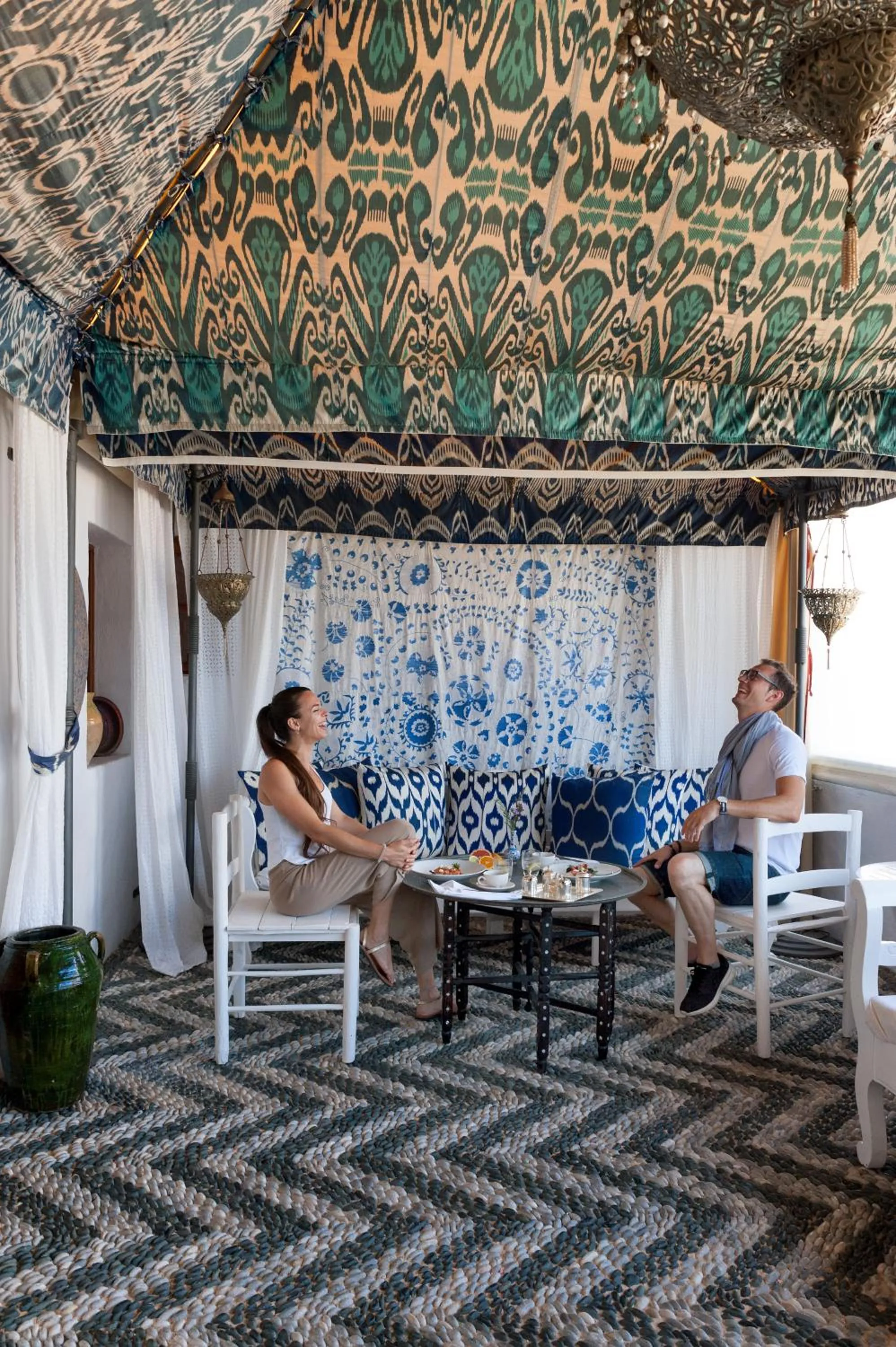 People in Melenos Art Boutique Hotel