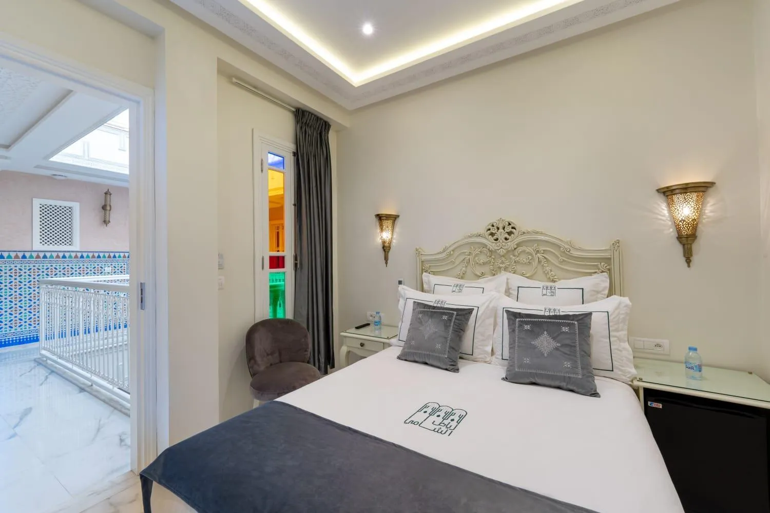 Bed in HOTEL RIAD CHAMI