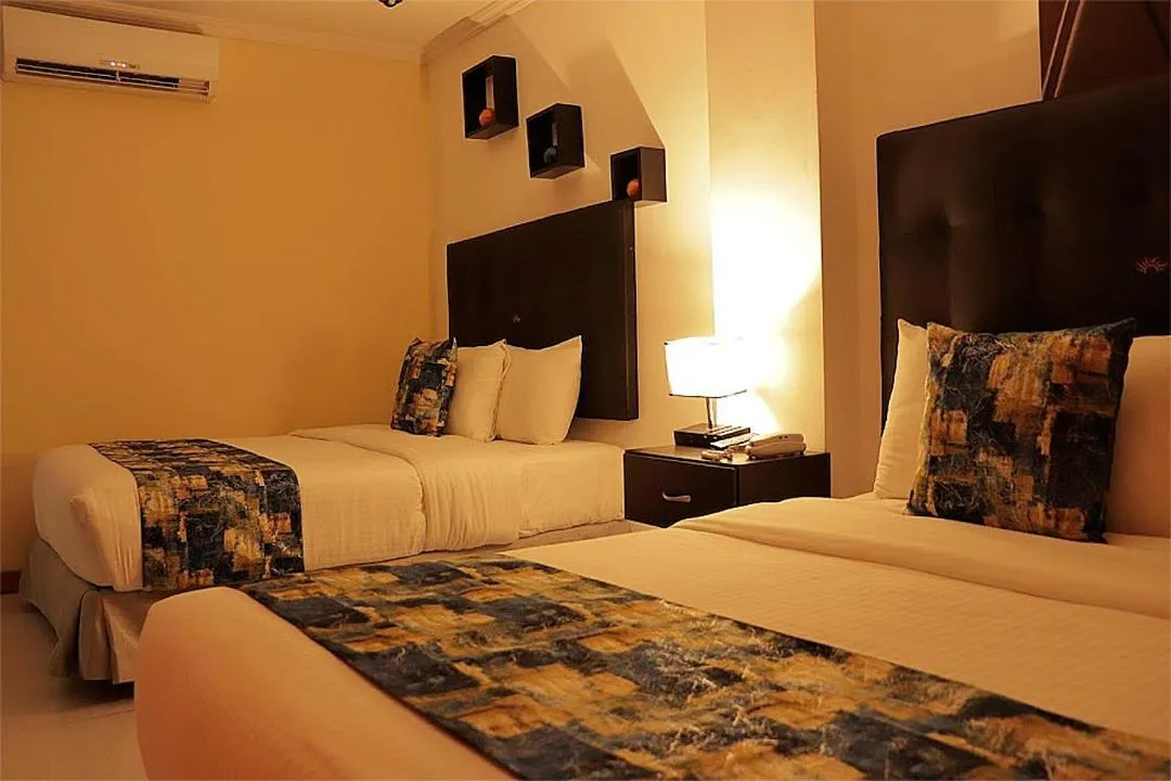 Bed in Hotel Alto Mar