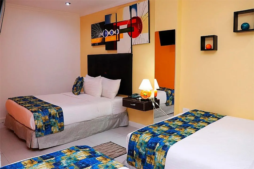 Bed in Hotel Alto Mar