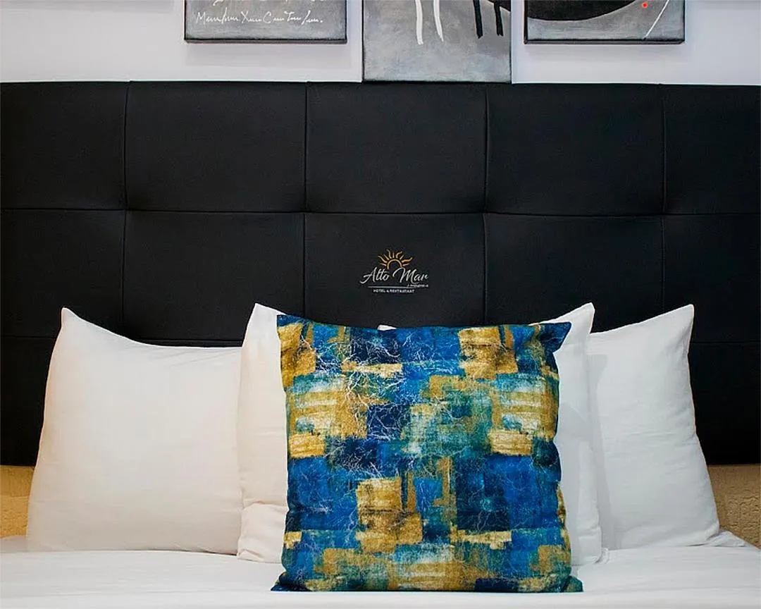 Bed in Hotel Alto Mar