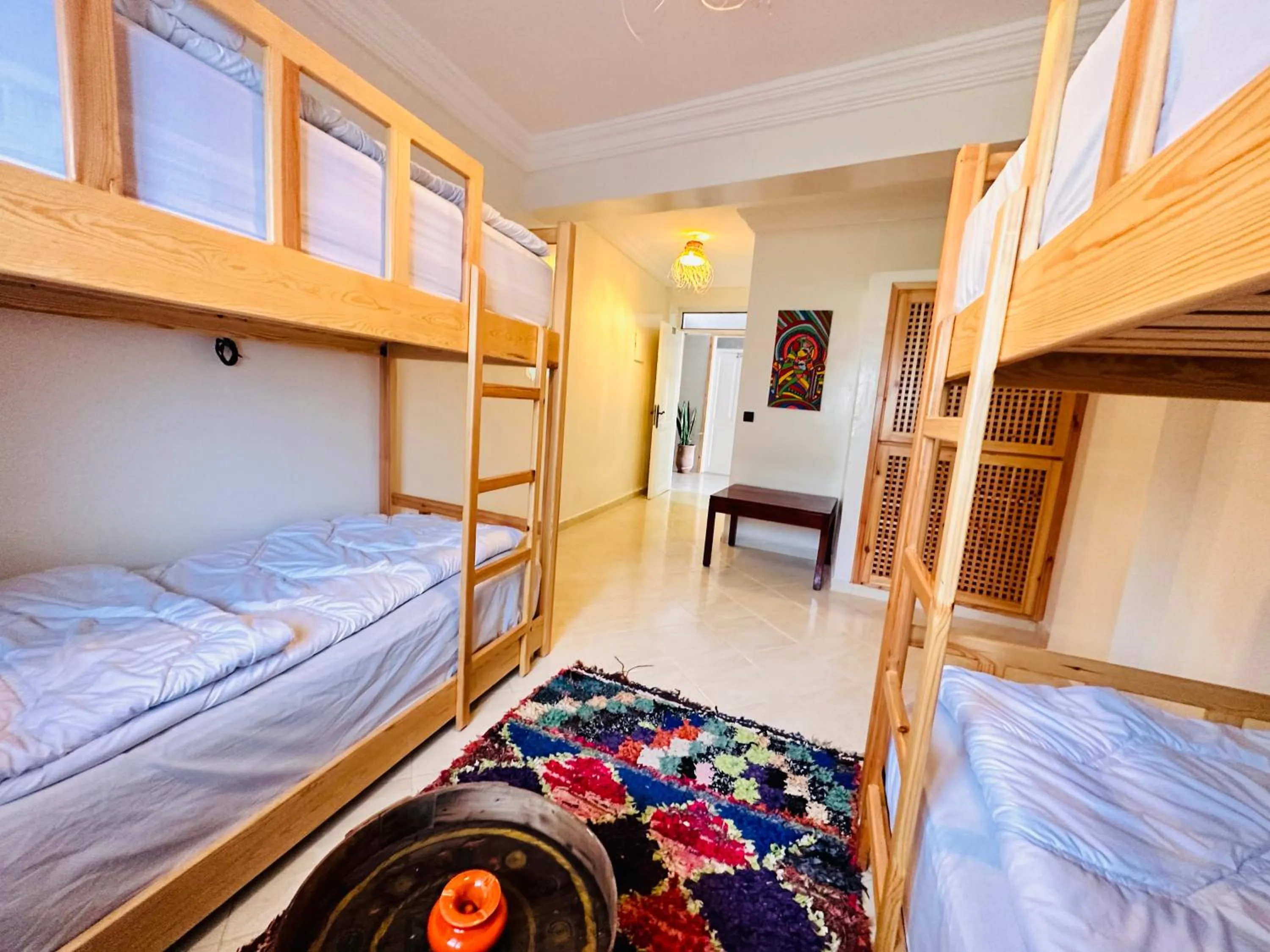 Bed in Locals Taghazout surfcamp