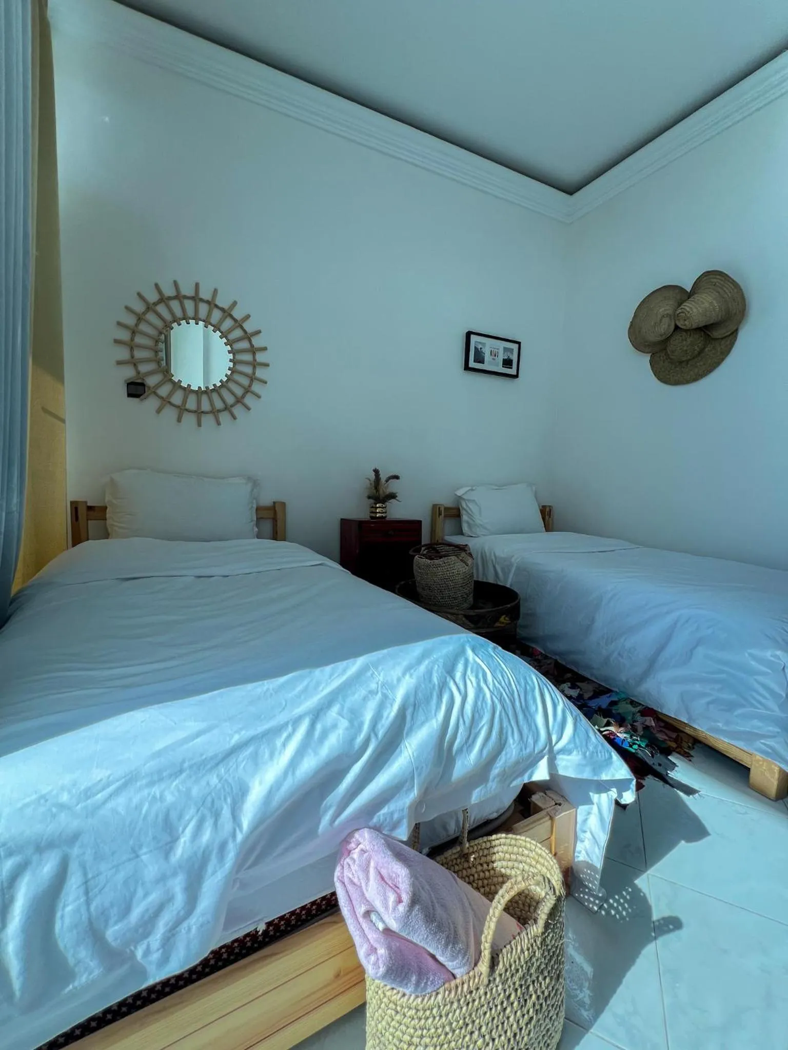 Bed in Locals Taghazout surfcamp