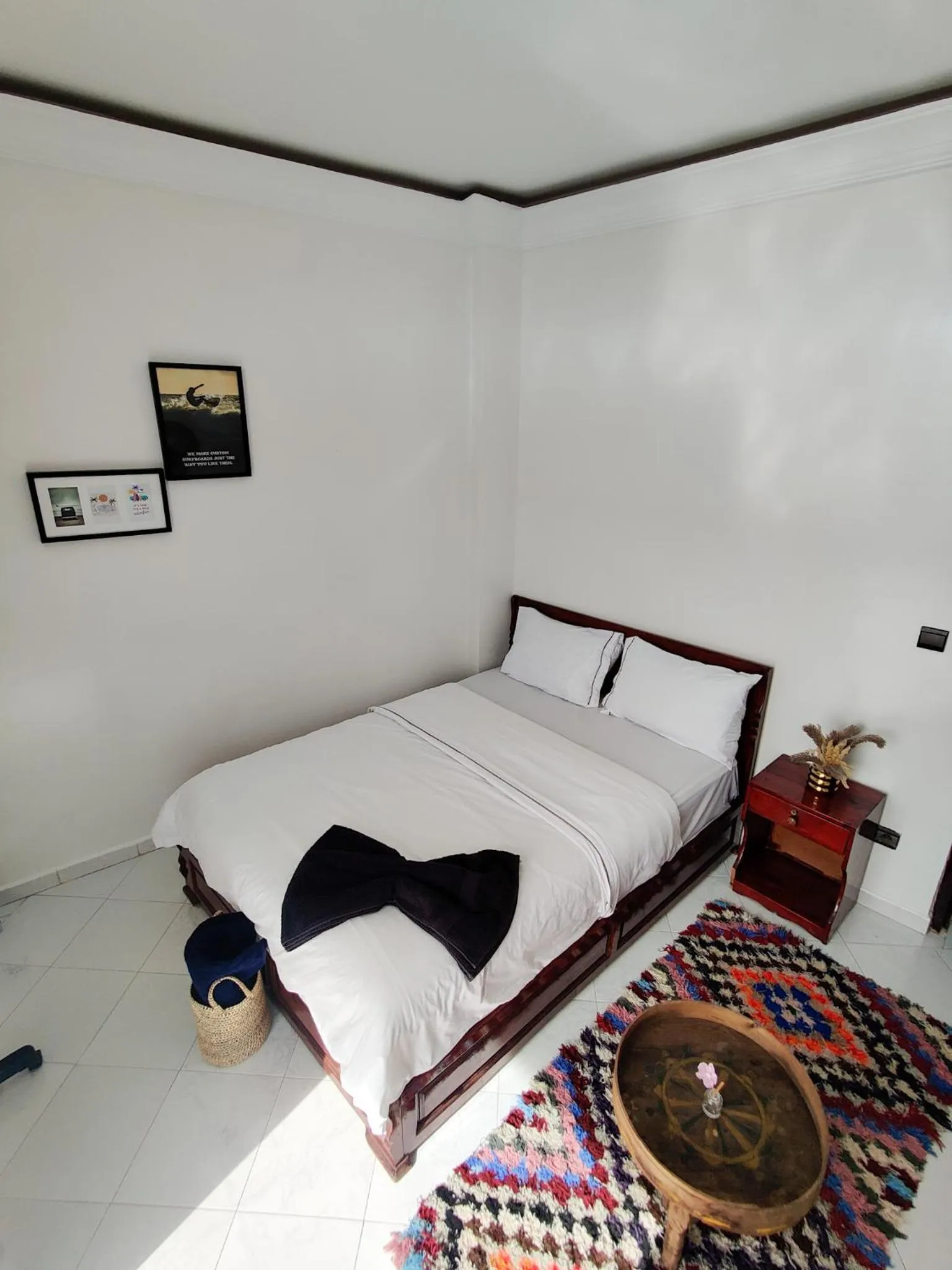 Bed in Locals Taghazout surfcamp