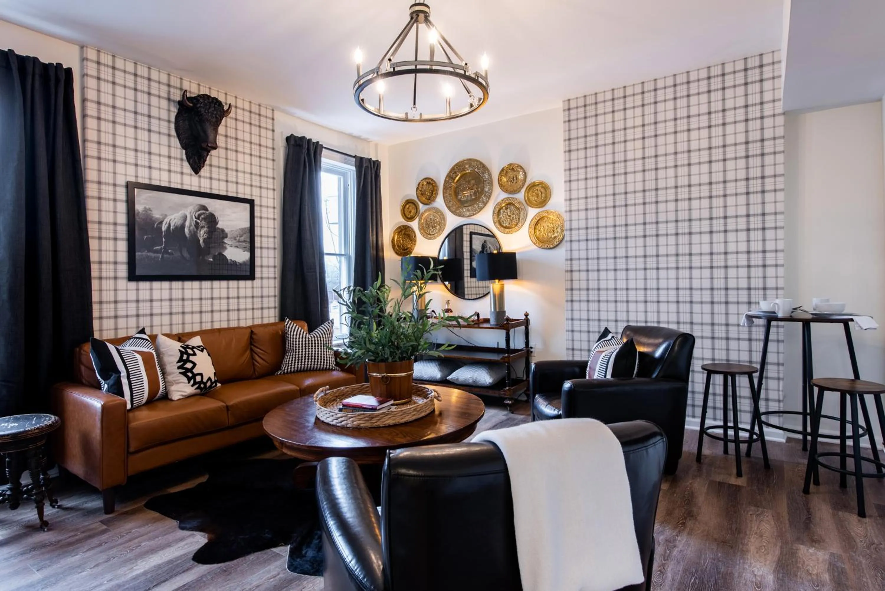 Living room in The Woodford Hotel