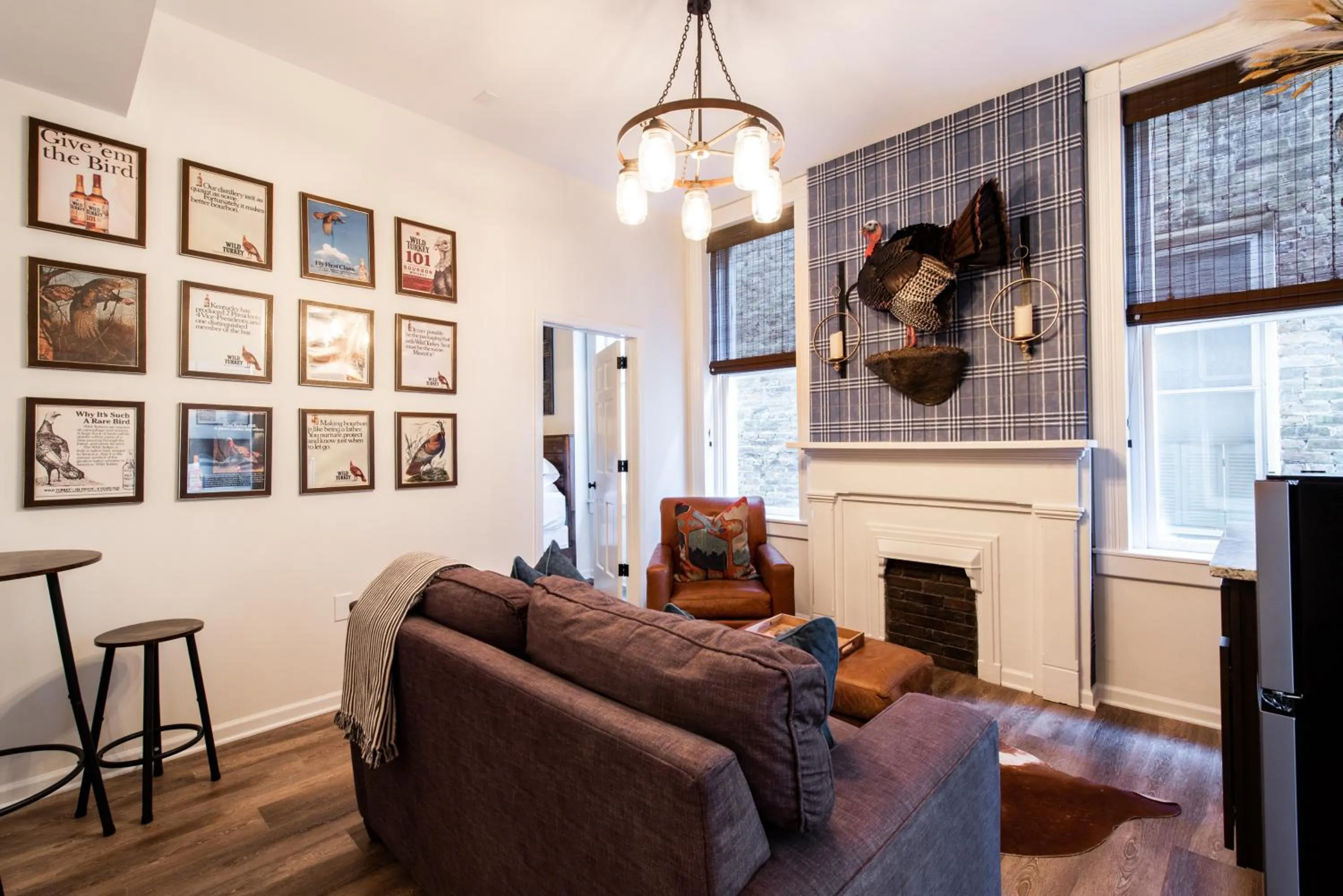 Living room in The Woodford Hotel