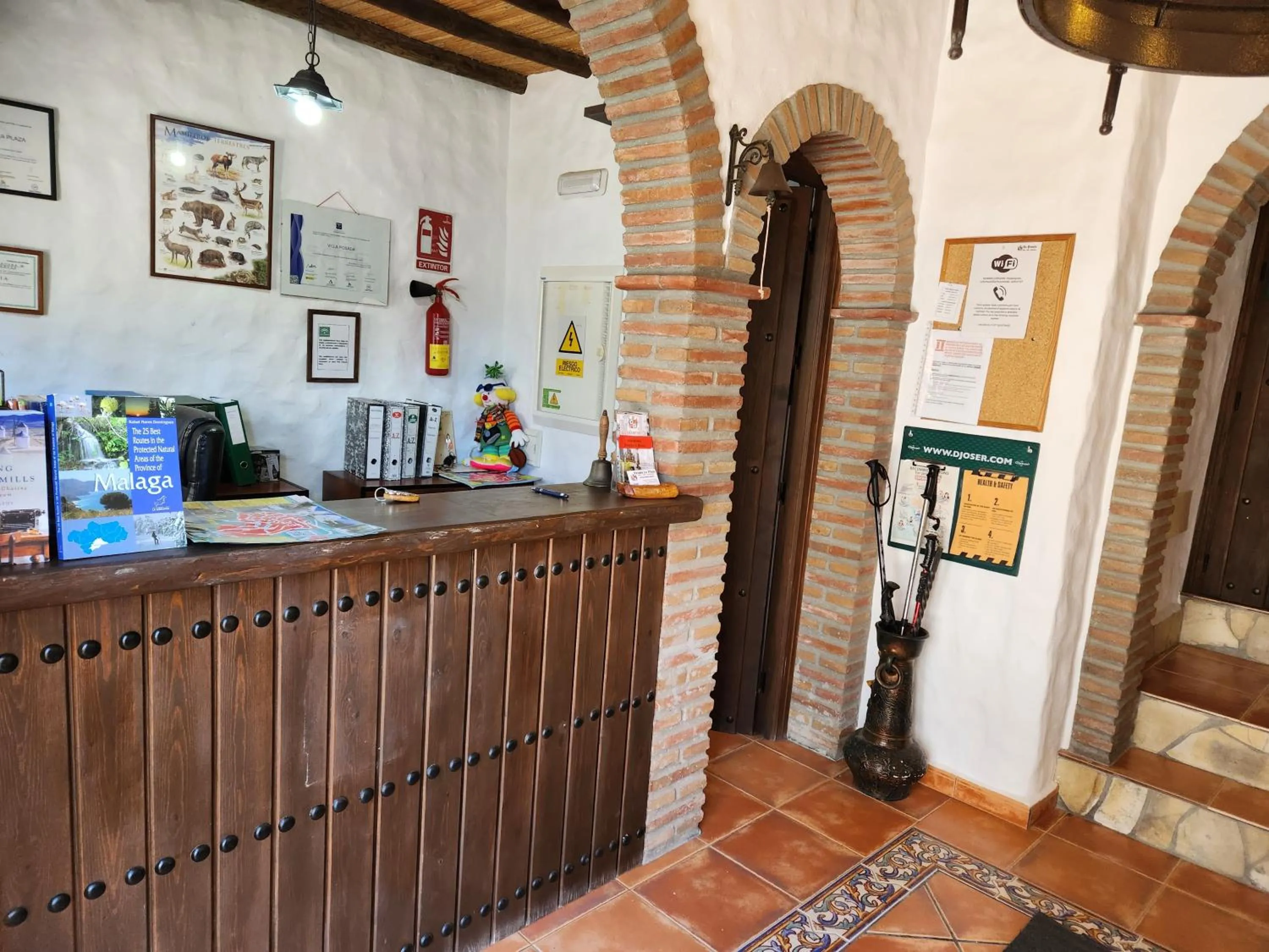 Lobby or reception in Posada La Plaza