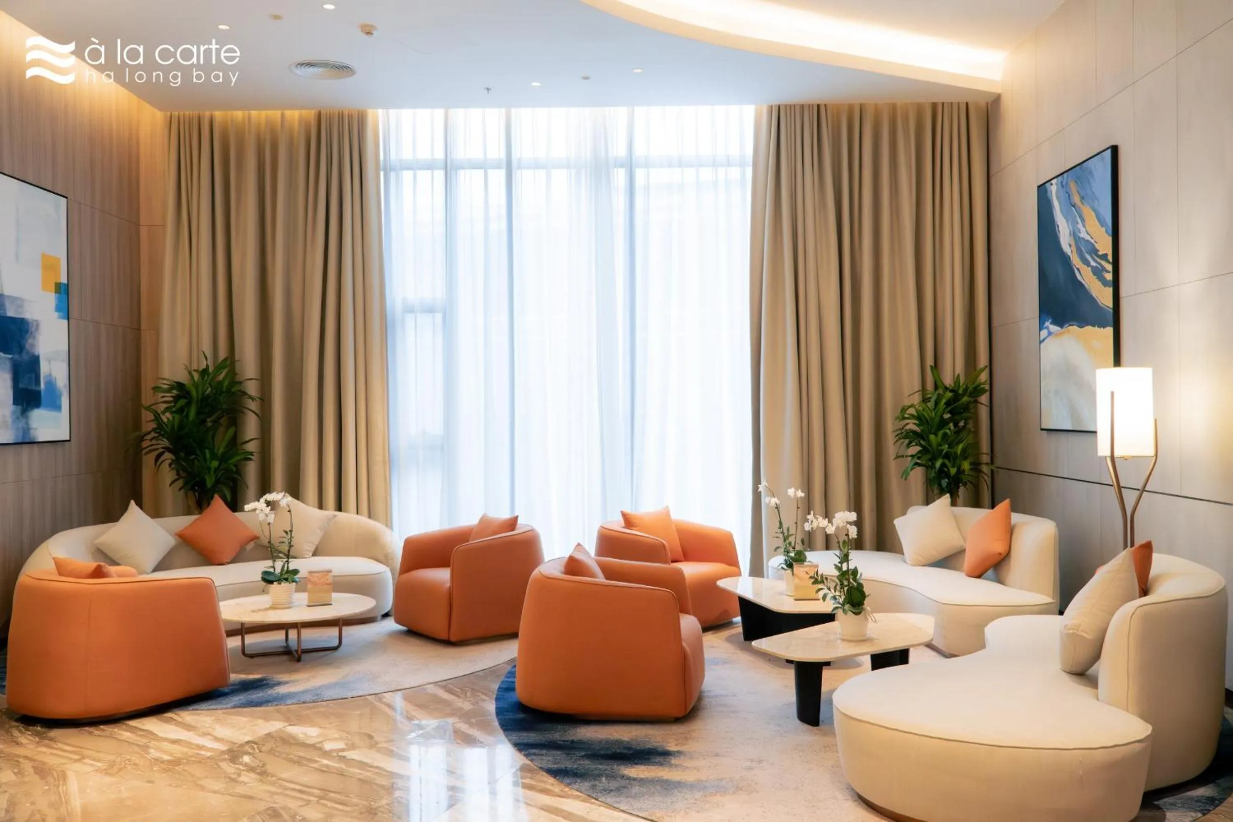 Living room in A La Carte Ha Long Bay Residence