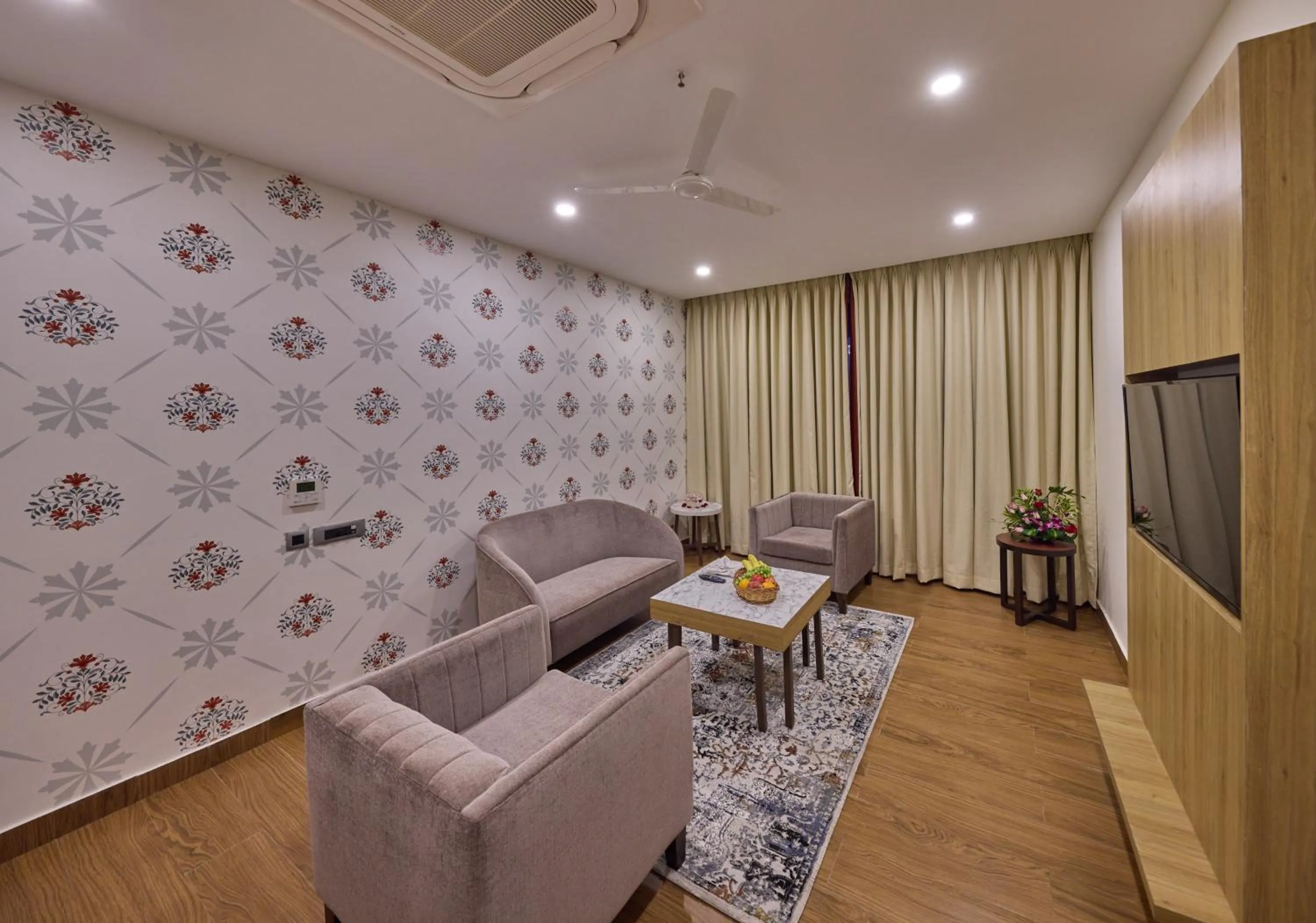 Seating area in Golden Tulip Tirupati