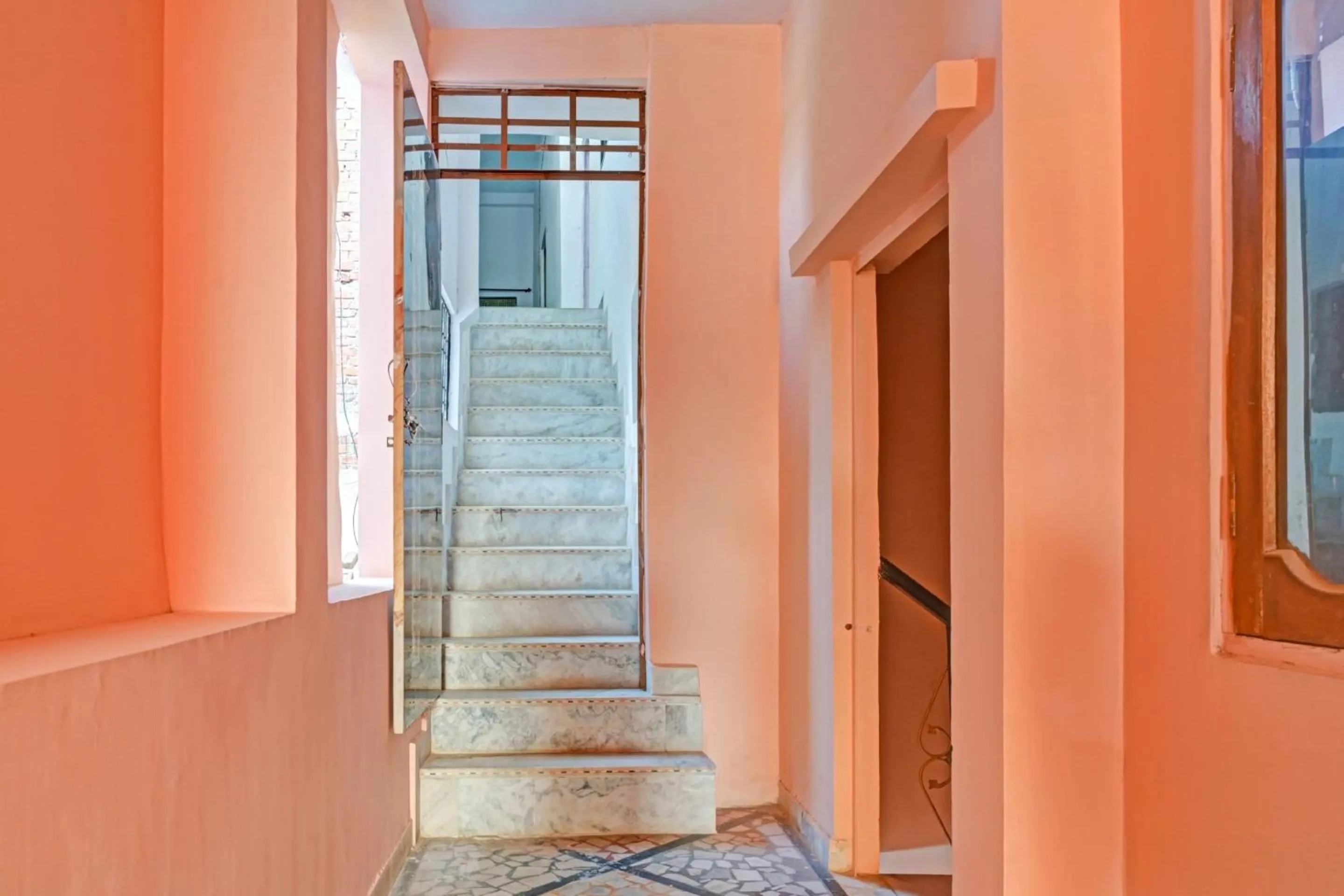 Facade/entrance in HOTEL O MAA NARMADA