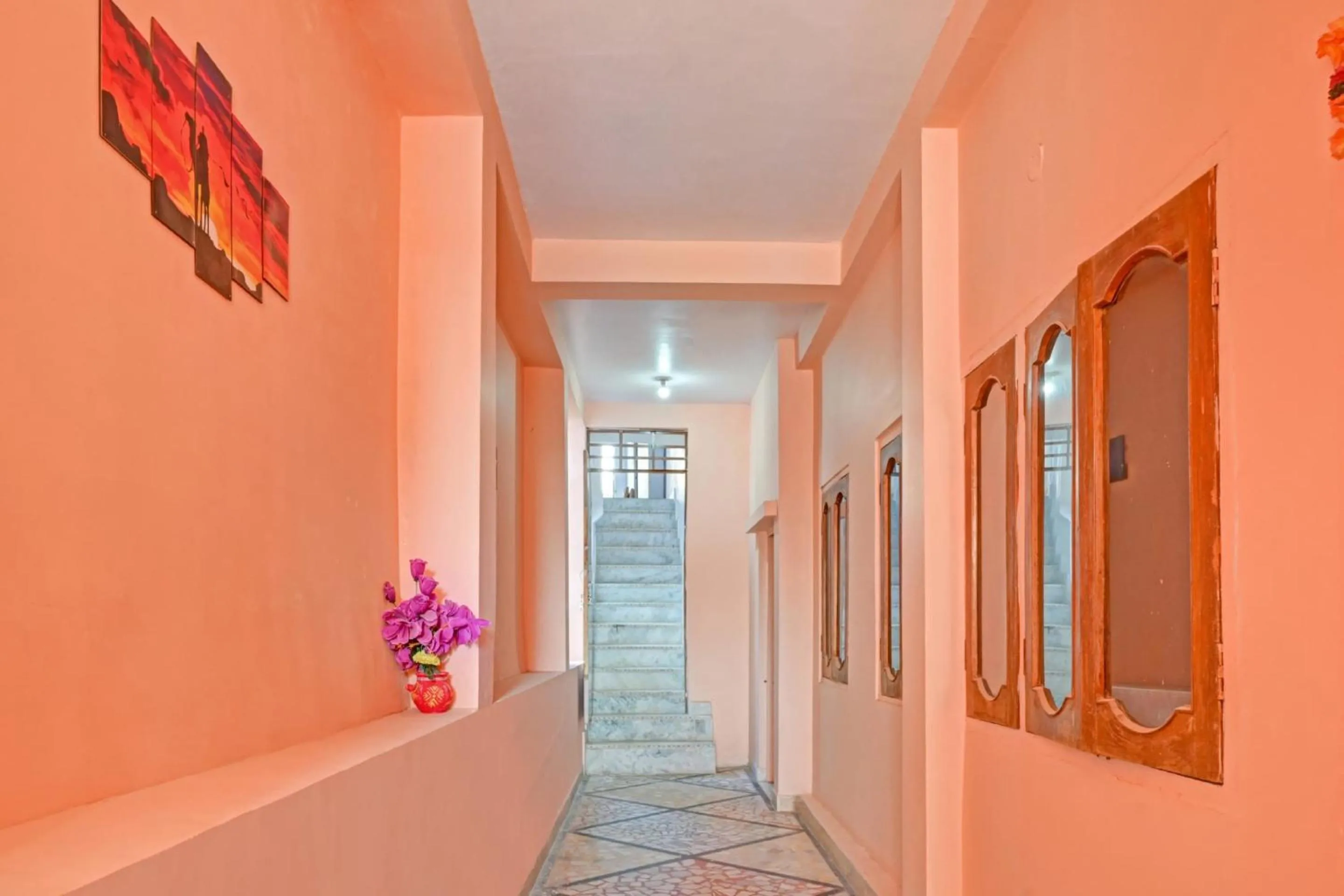 Lobby or reception in HOTEL O MAA NARMADA