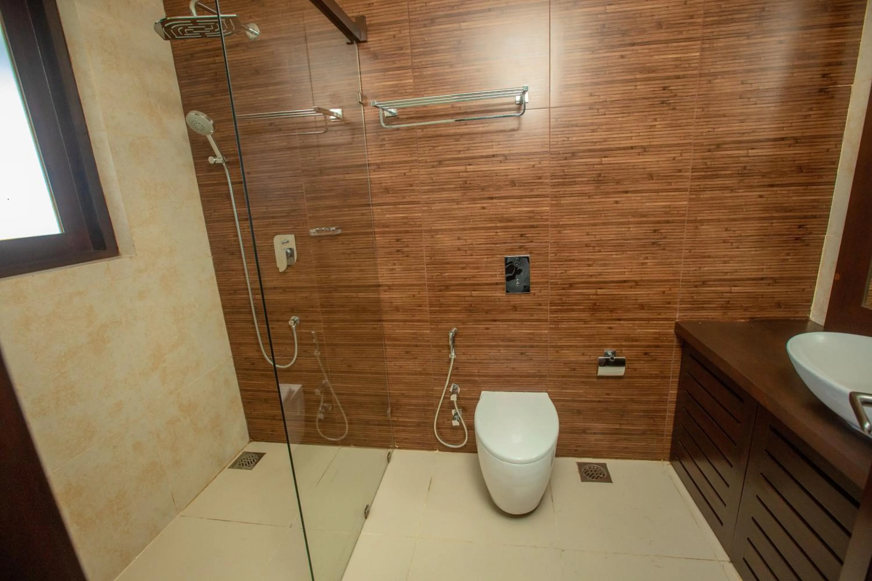 Shower in Celestia Ayurveda Resort