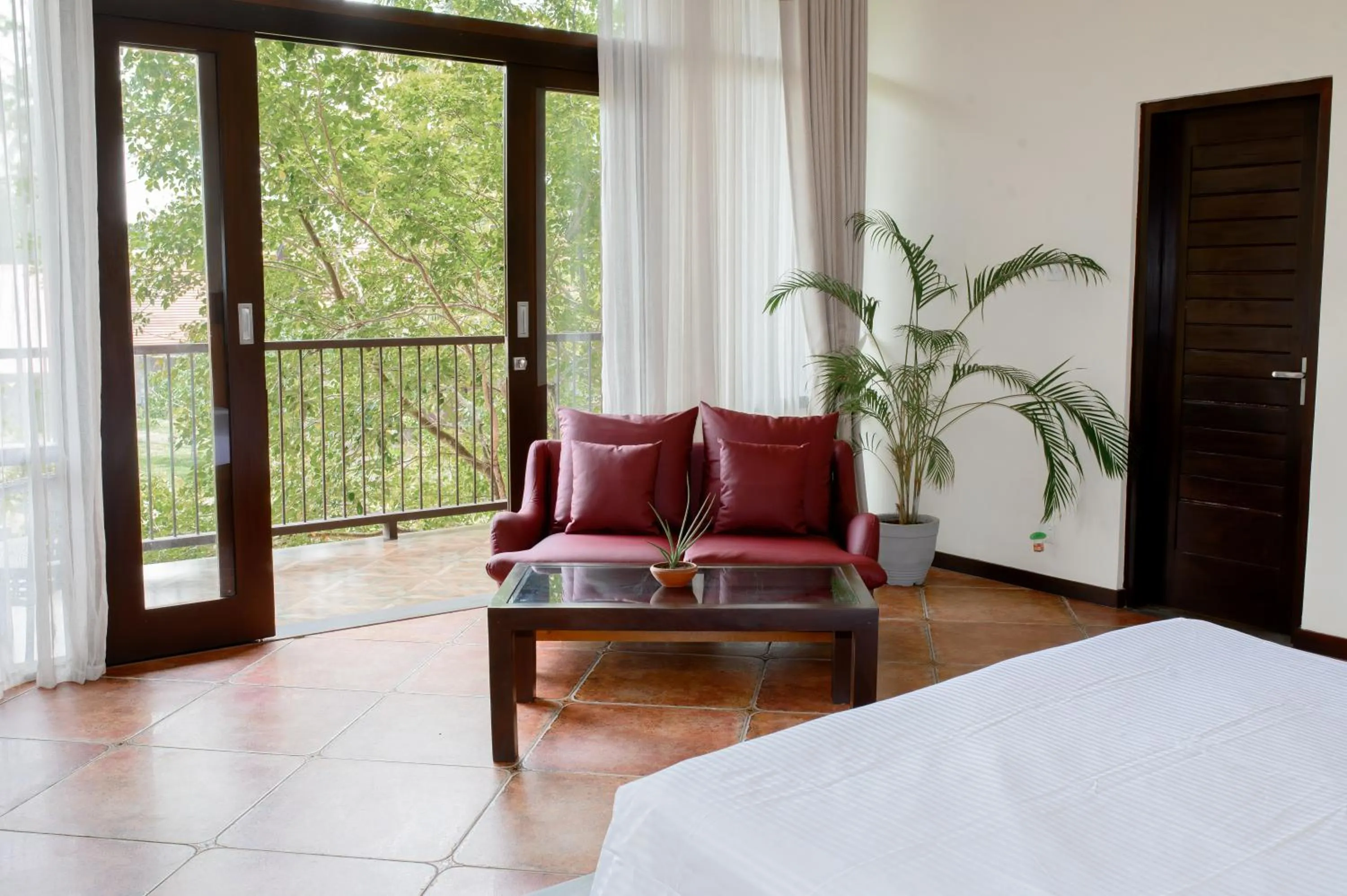 Balcony/Terrace, Bed in Celestia Ayurveda Resort