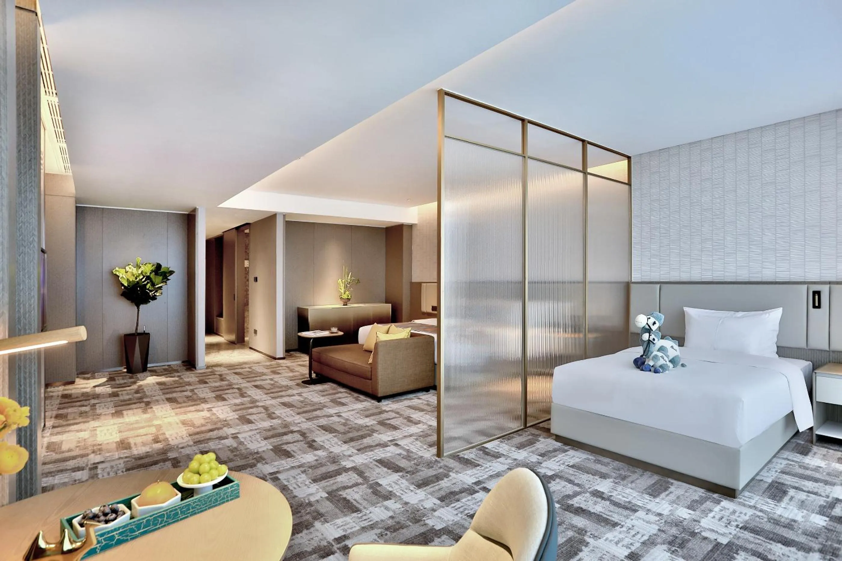 Photo of the whole room, Bed in Yiwu Yandoo Yayue Hotel