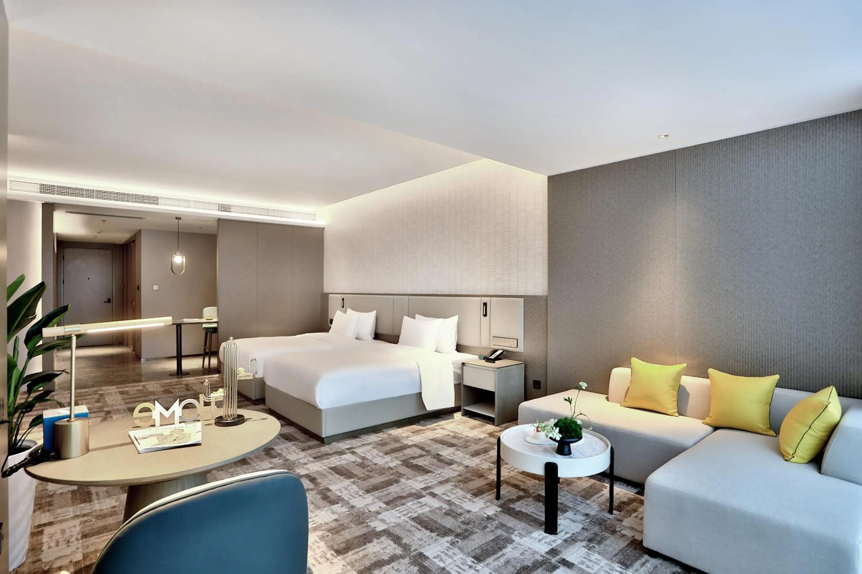 Photo of the whole room, Bed in Yiwu Yandoo Yayue Hotel