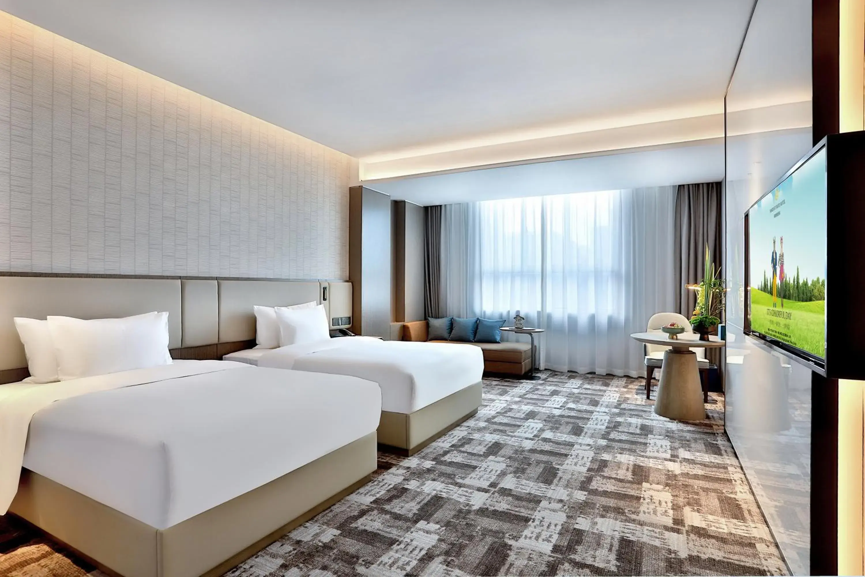 Standard Twin Room in Yiwu Yandoo Yayue Hotel Standard Twin Room in Yiwu Yandoo Yayue Hotel