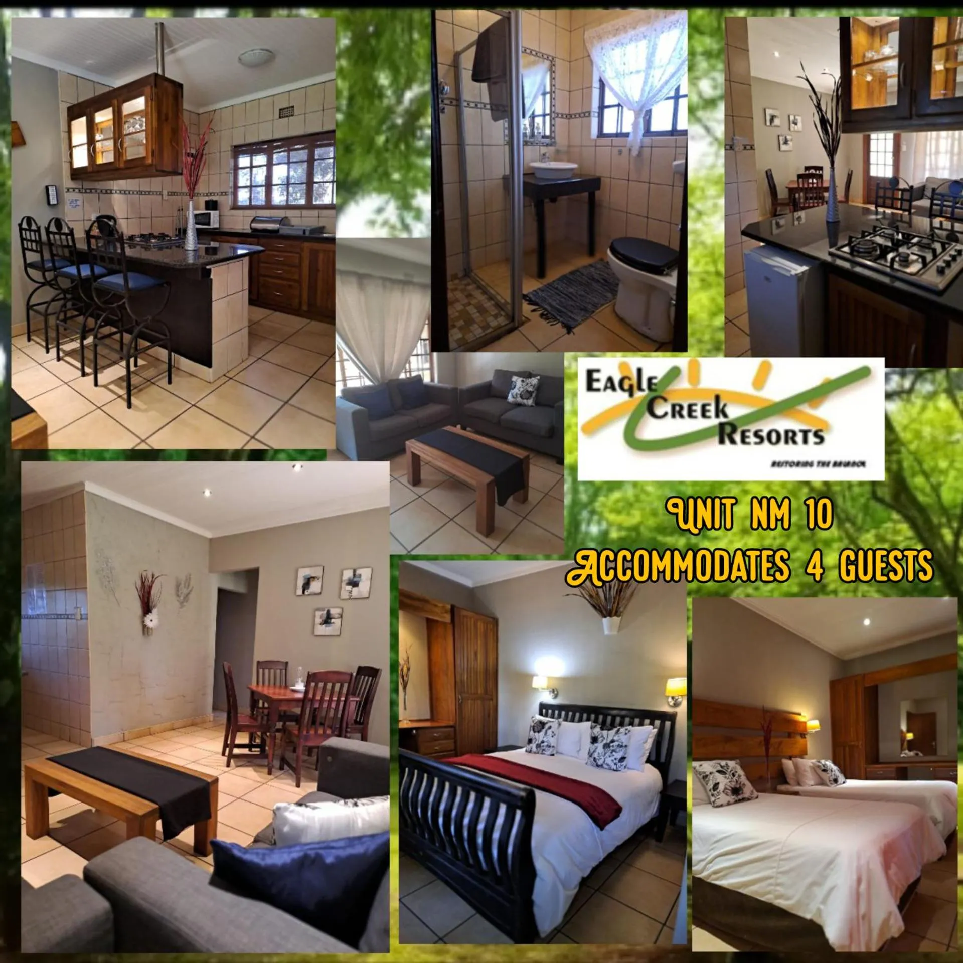 Bed in Eagle Creek Resorts Sabie