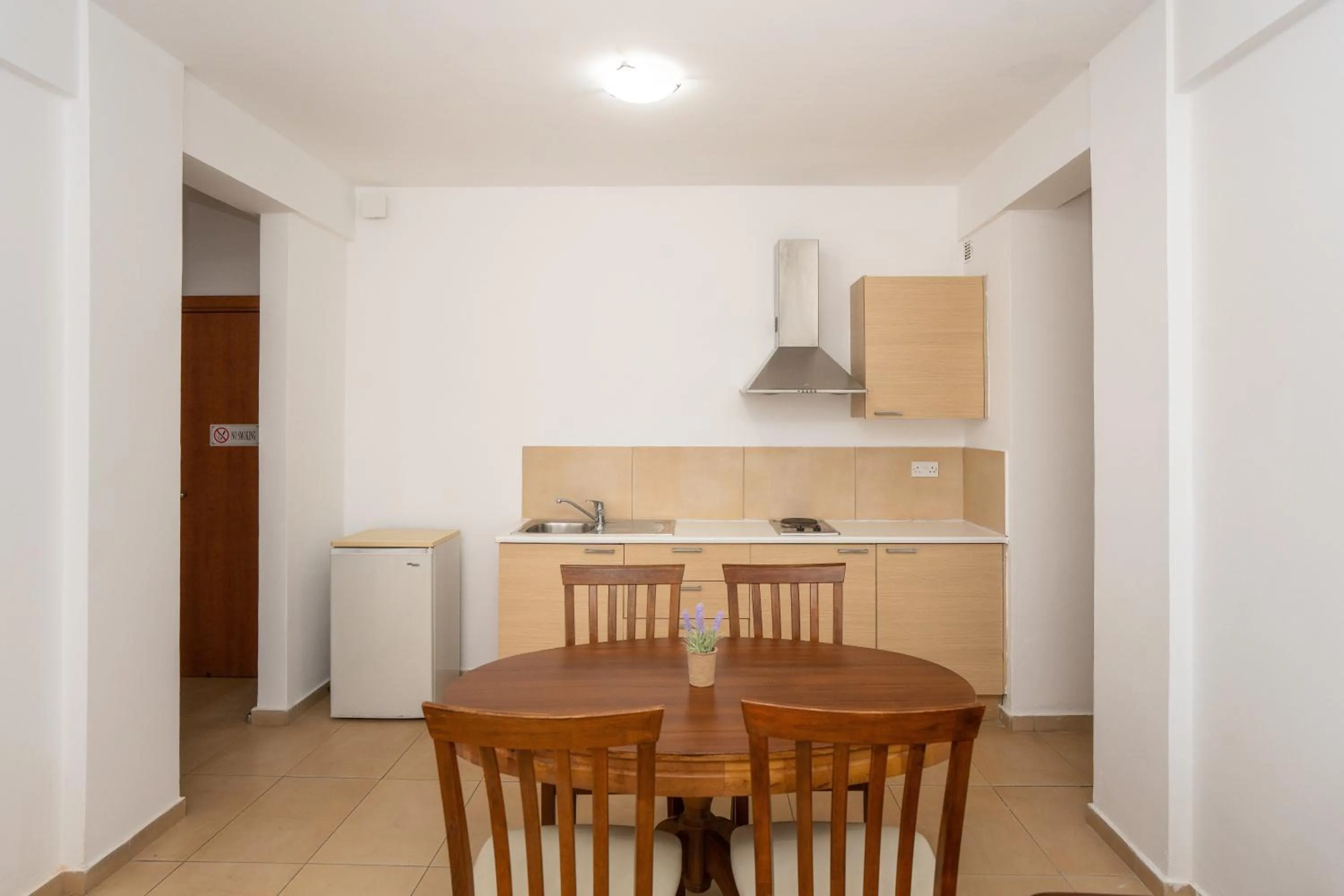 Kitchen or kitchenette in Flora Hotel Apartments