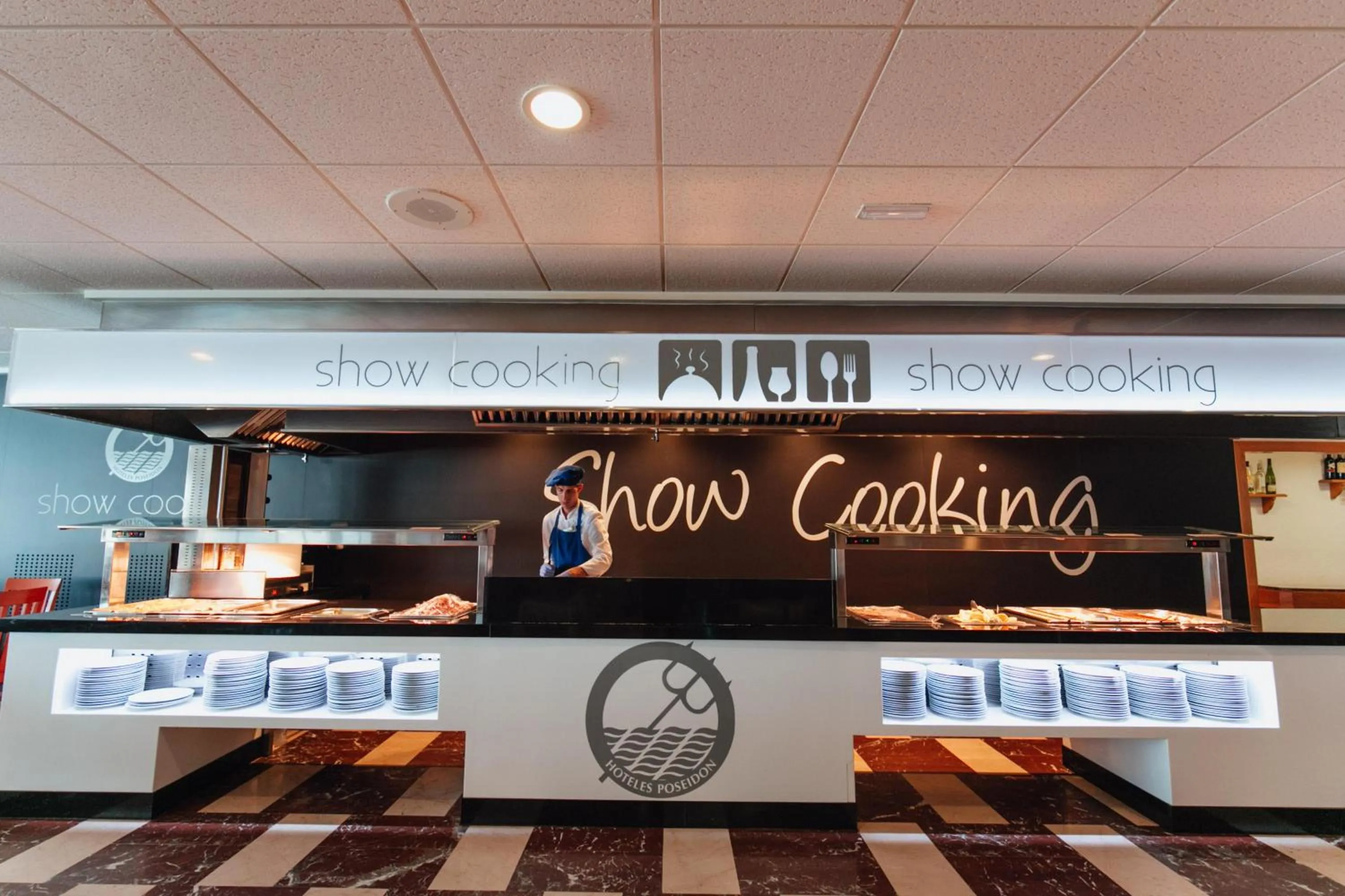 Lobby or reception in Hotel Poseidon Playa