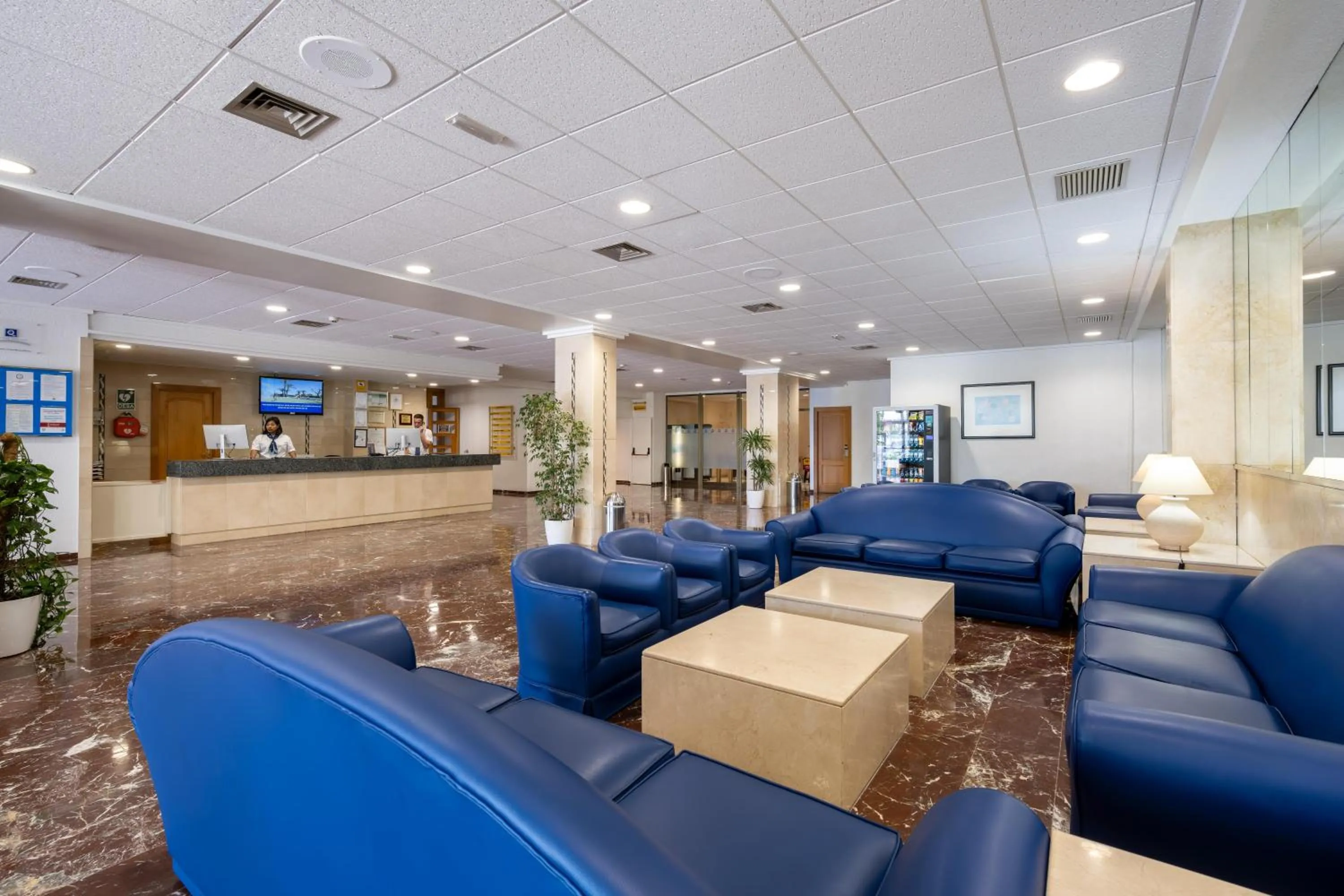 Lobby or reception in Hotel Poseidon Playa