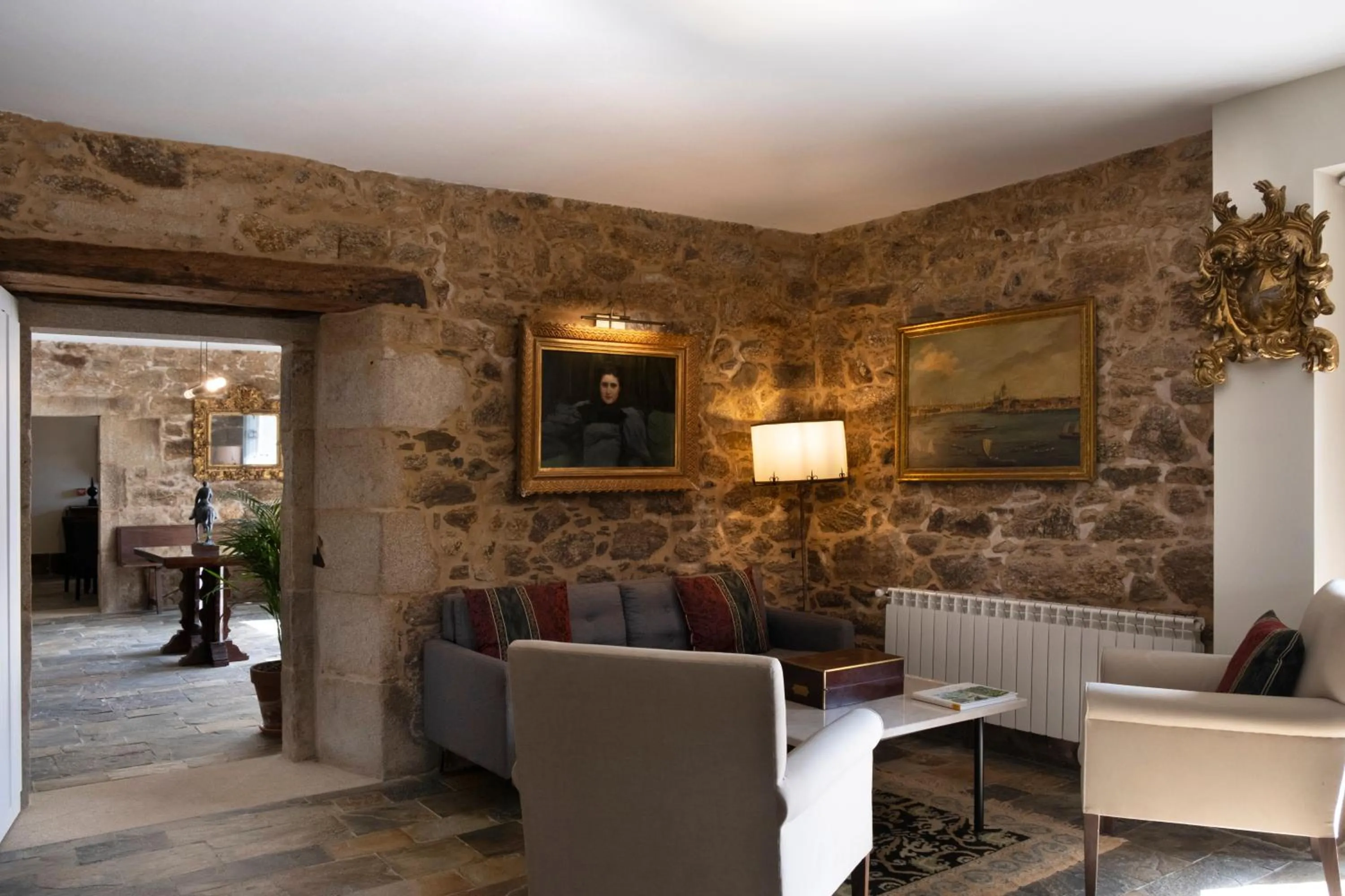 Living room in Hotel Pazo de Bieite