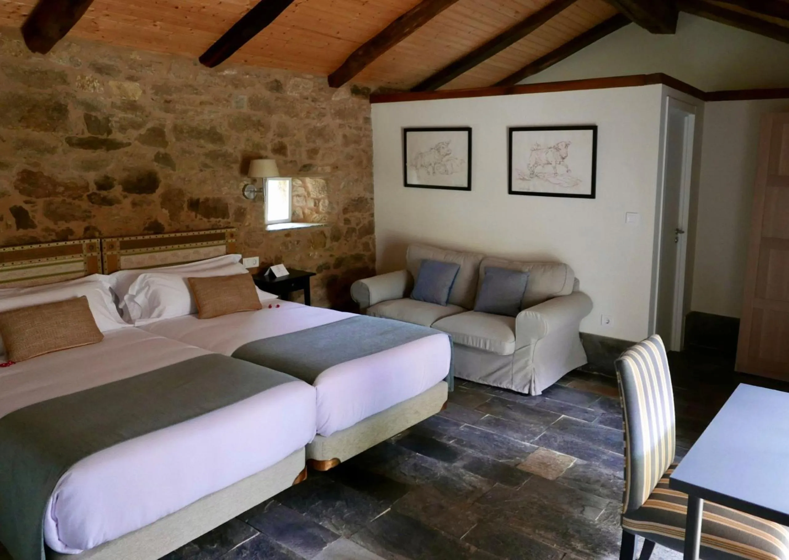 Bedroom, Bed in Hotel Pazo de Bieite