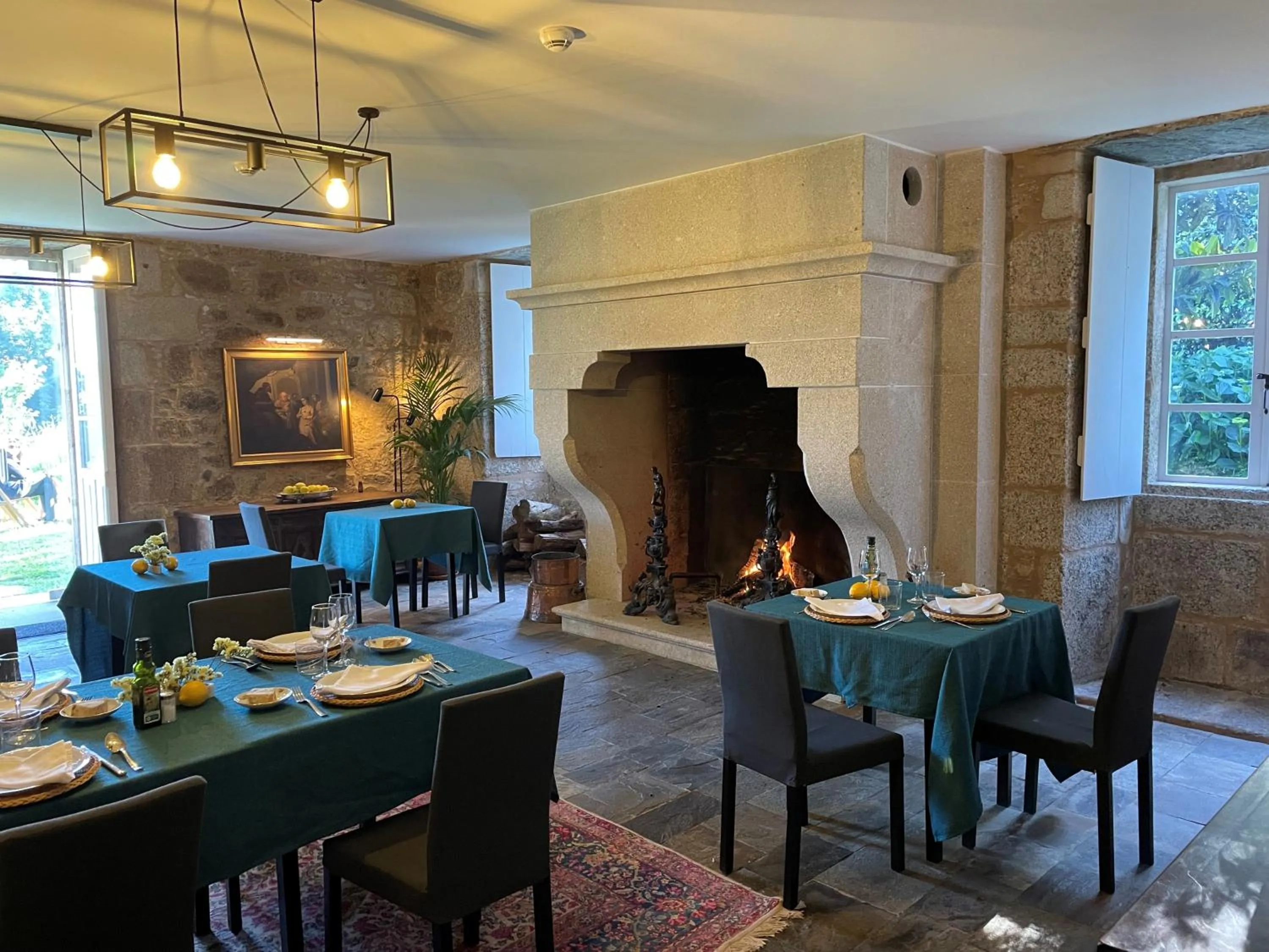 Restaurant/places to eat in Hotel Pazo de Bieite