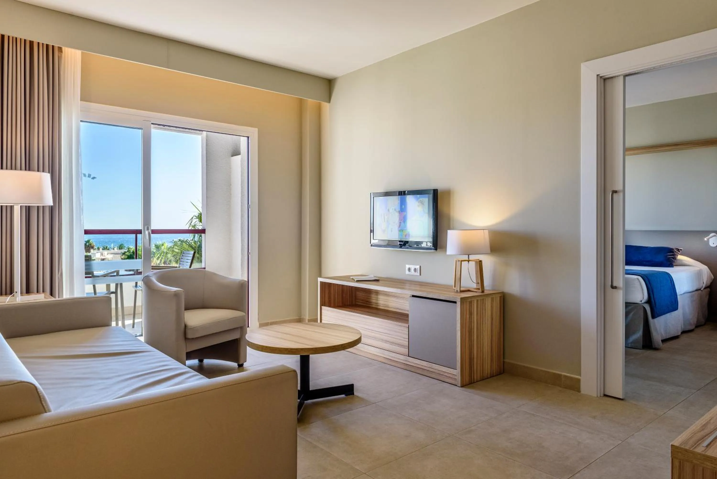 Living room, Bed in Estival Park Almaris