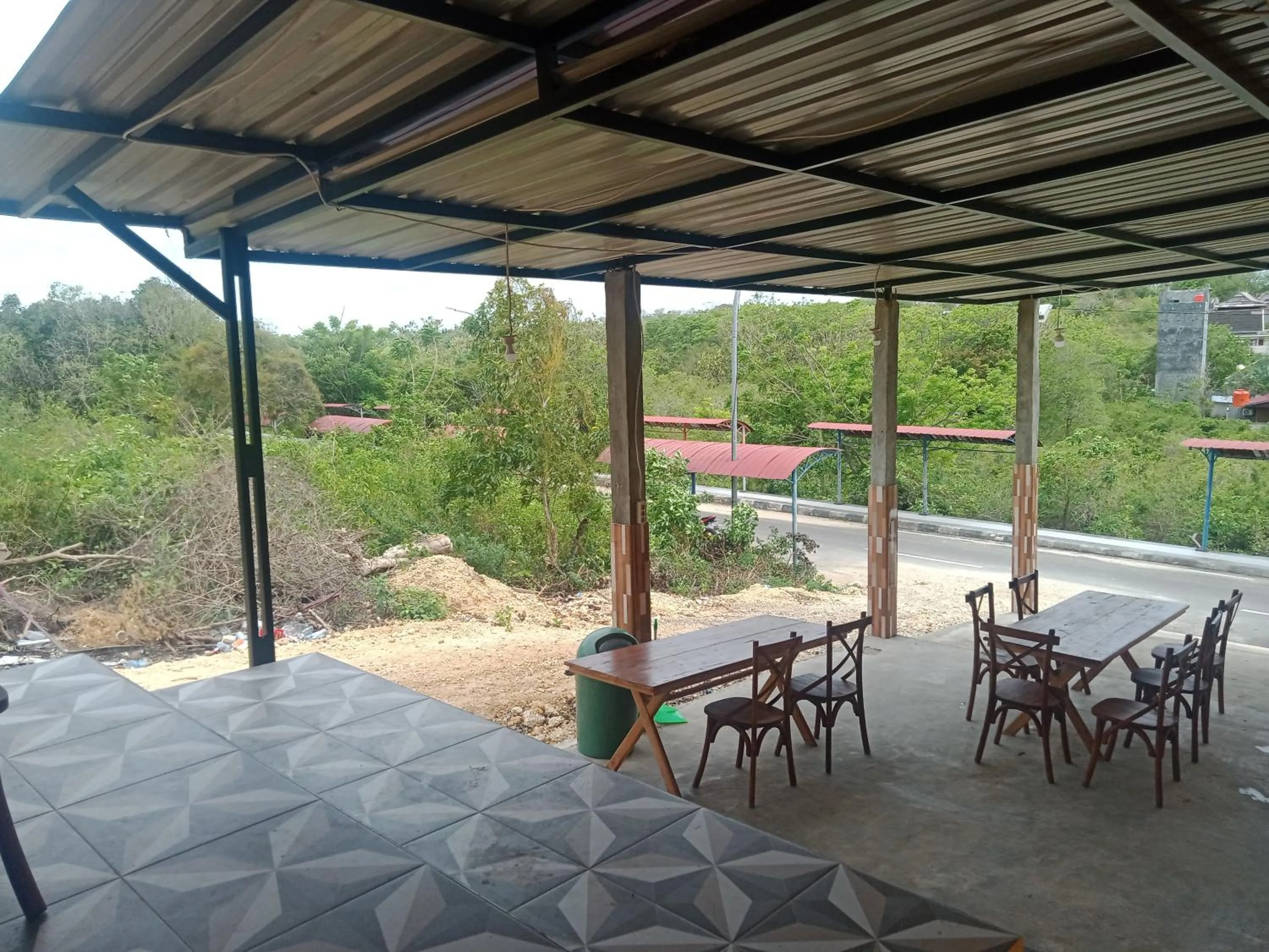 Seating area in An Nur Homestay Bira Beach