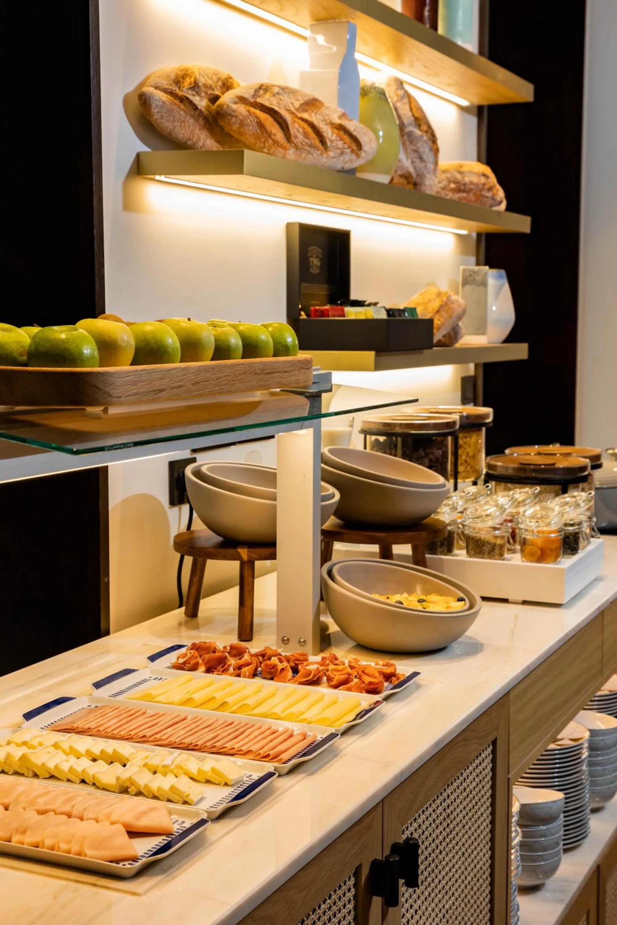 Buffet breakfast in Arts Hotel Porto, Tapestry Collection By Hilton